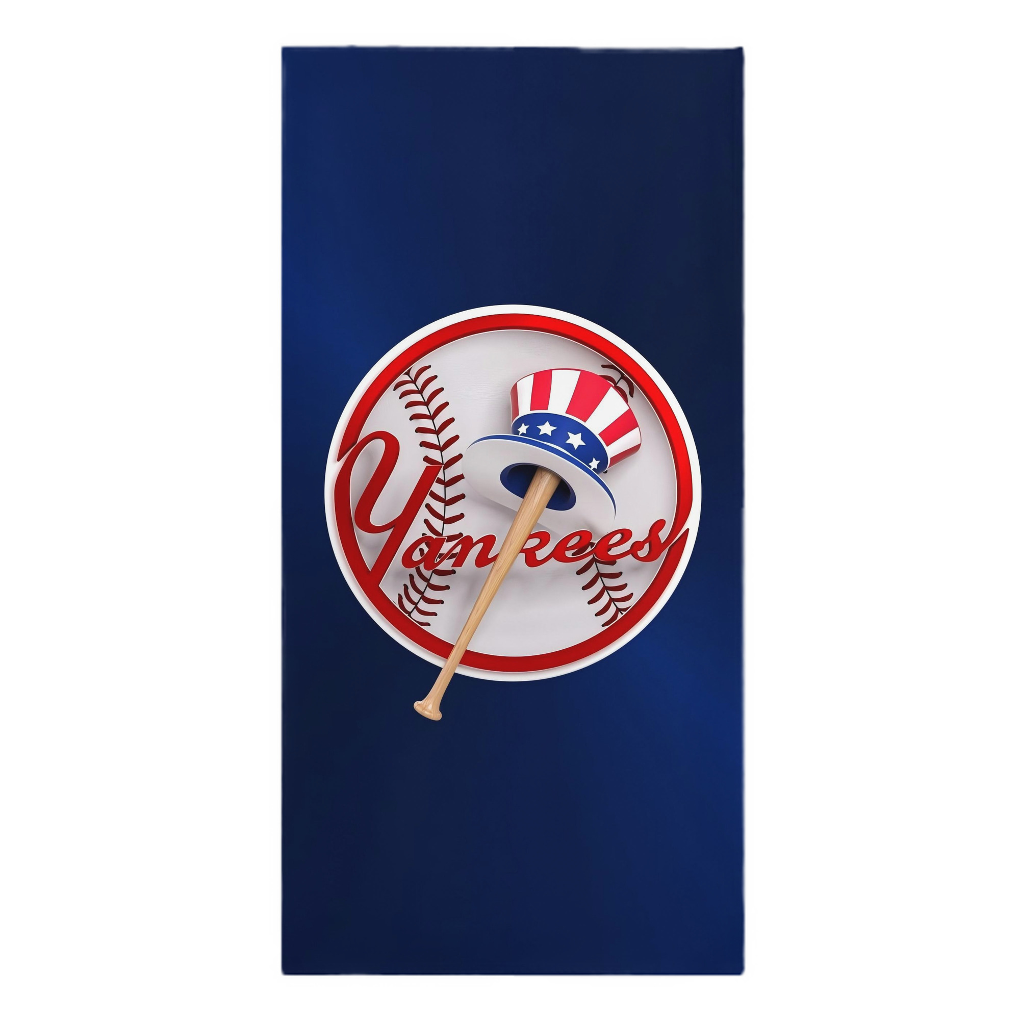 New York Yankees 200 Premium Microfiber Beach Towel – Soft, Large Size, Multi-Purpose For Beach, Picnic & Kids, Lightweight & Portable With Carry Bag, Easy Care