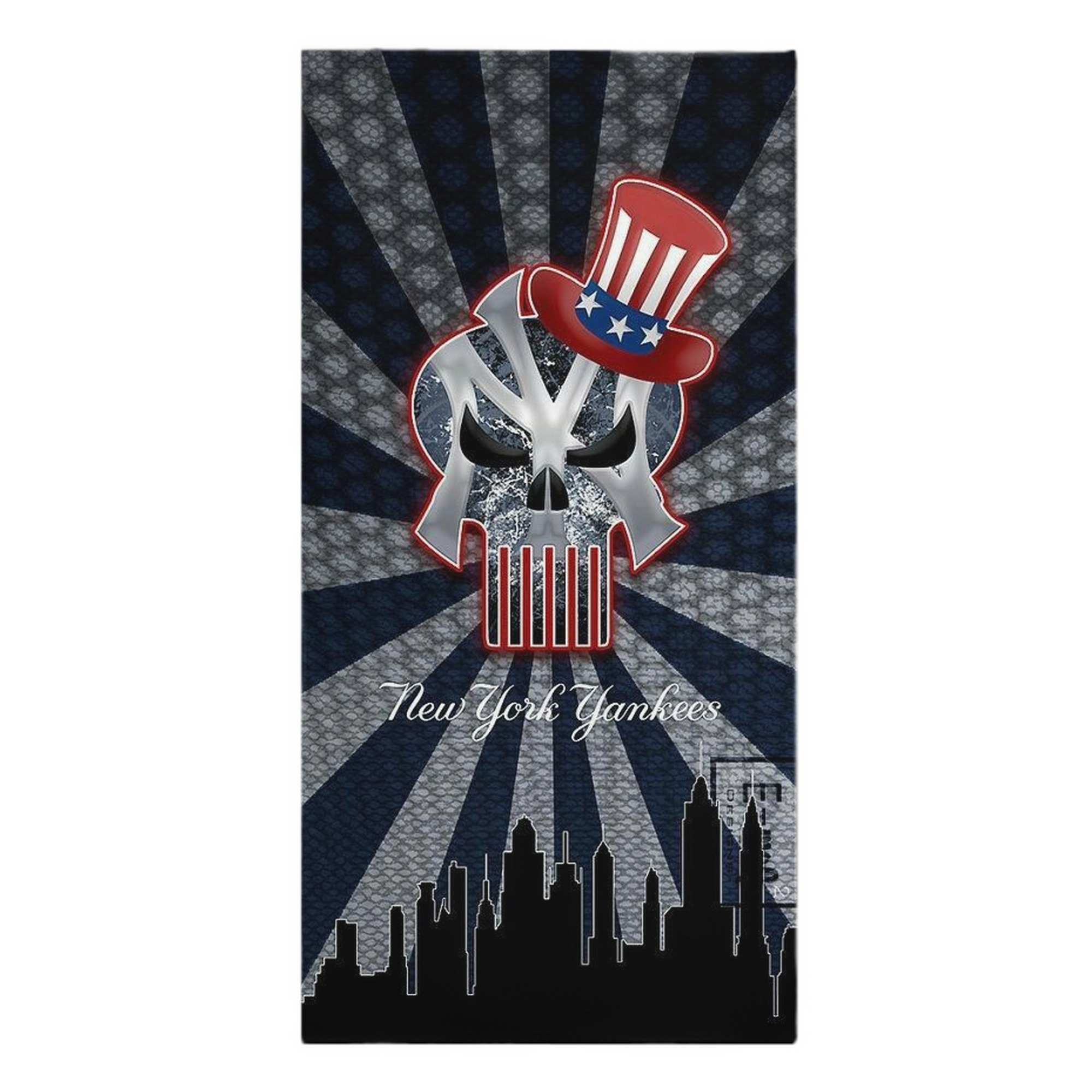 New York Yankees 340 Premium Microfiber Beach Towel – Soft, Large Size, Multi-Purpose For Beach, Picnic & Kids, Lightweight & Portable With Carry Bag, Easy Care