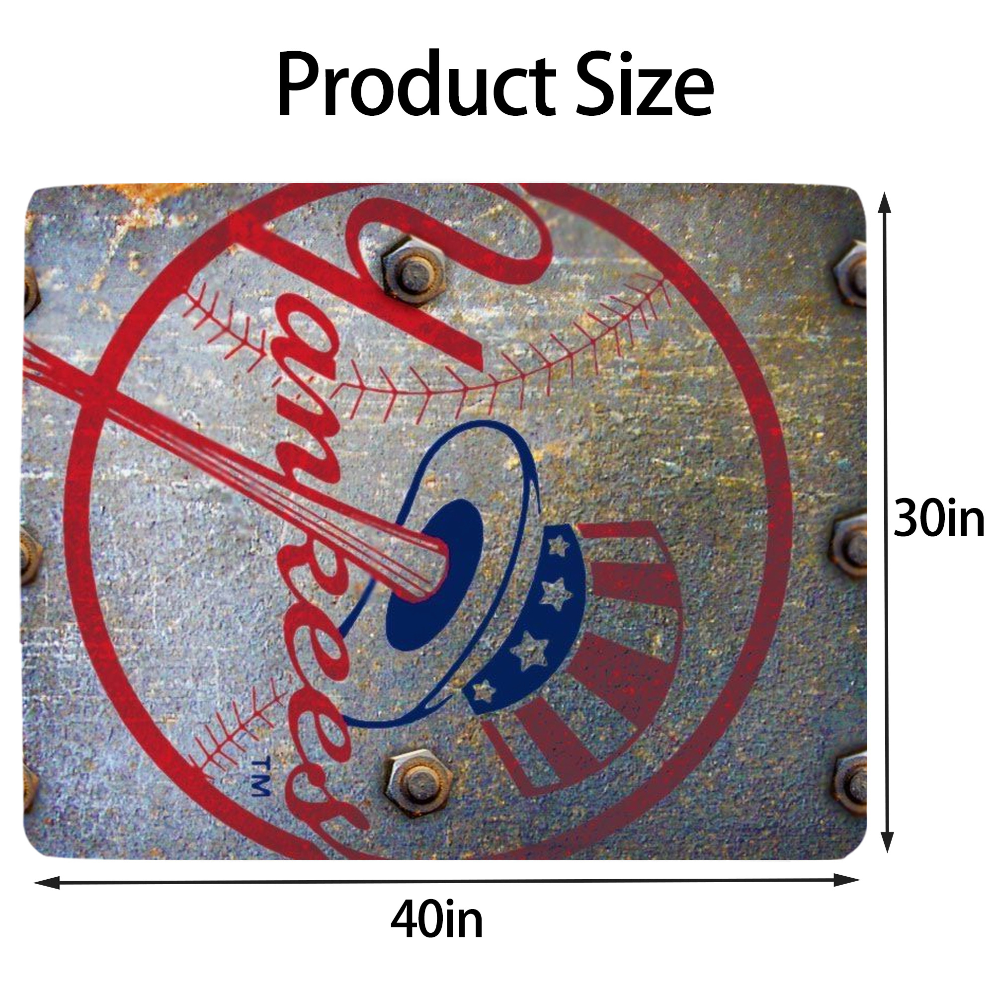 New York Yankees 112 Soft Plush Fleece Blanket 30x40 Inch - 300GSM Flannel, Ultra Soft & Warm, Lightweight & Durable, Perfect For Kids, Adults, Couch, Bed, Camping, Travel, Gift For Family & Friends