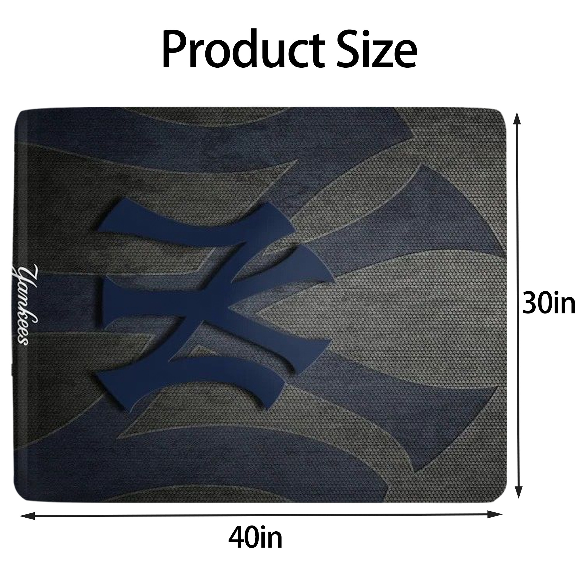 New York Yankees 153 Soft Plush Fleece Blanket 30x40 Inch - 300GSM Flannel, Ultra Soft & Warm, Lightweight & Durable, Perfect For Kids, Adults, Couch, Bed, Camping, Travel, Gift For Family & Friends