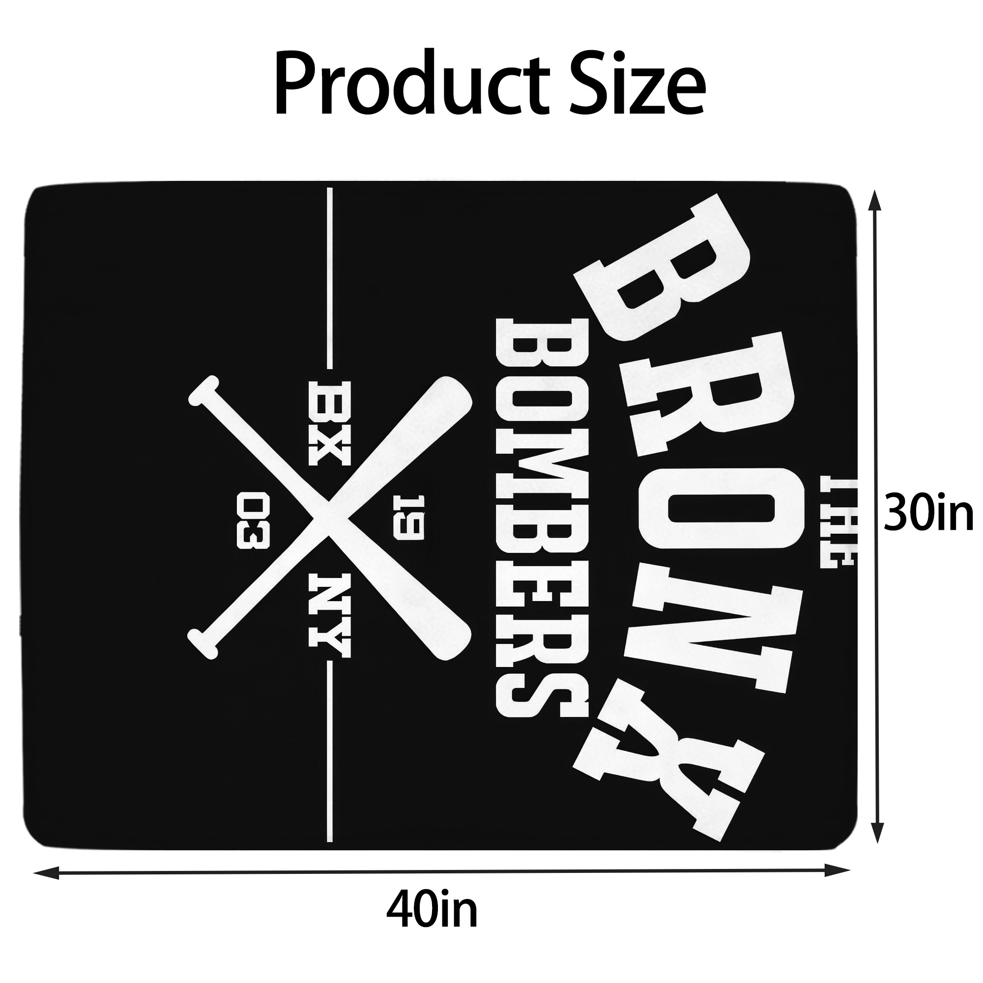 New York Yankees 163 Soft Plush Fleece Blanket 30x40 Inch - 300GSM Flannel, Ultra Soft & Warm, Lightweight & Durable, Perfect For Kids, Adults, Couch, Bed, Camping, Travel, Gift For Family & Friends