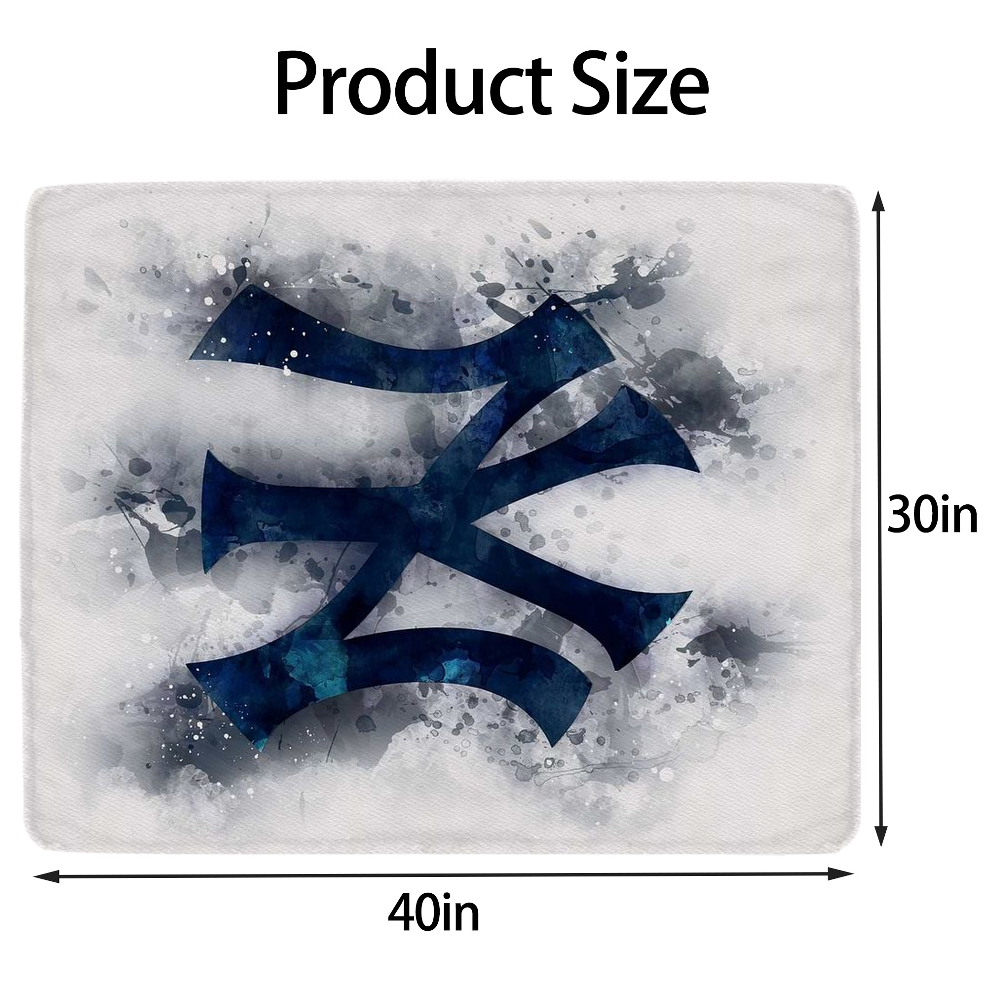 New York Yankees 170 Soft Plush Fleece Blanket 30x40 Inch - 300GSM Flannel, Ultra Soft & Warm, Lightweight & Durable, Perfect For Kids, Adults, Couch, Bed, Camping, Travel, Gift For Family & Friends