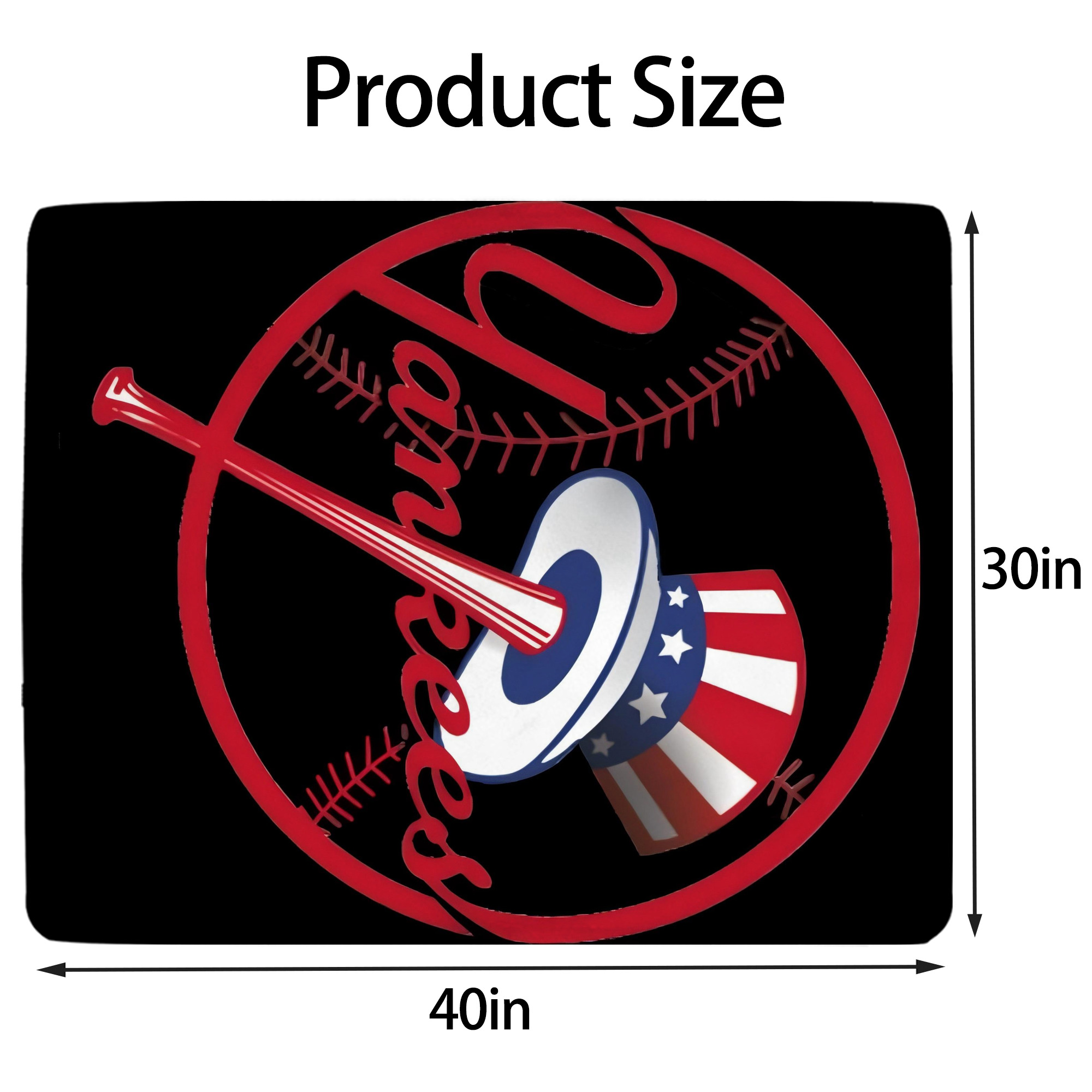 New York Yankees 188 Soft Plush Fleece Blanket 30x40 Inch - 300GSM Flannel, Ultra Soft & Warm, Lightweight & Durable, Perfect For Kids, Adults, Couch, Bed, Camping, Travel, Gift For Family & Friends