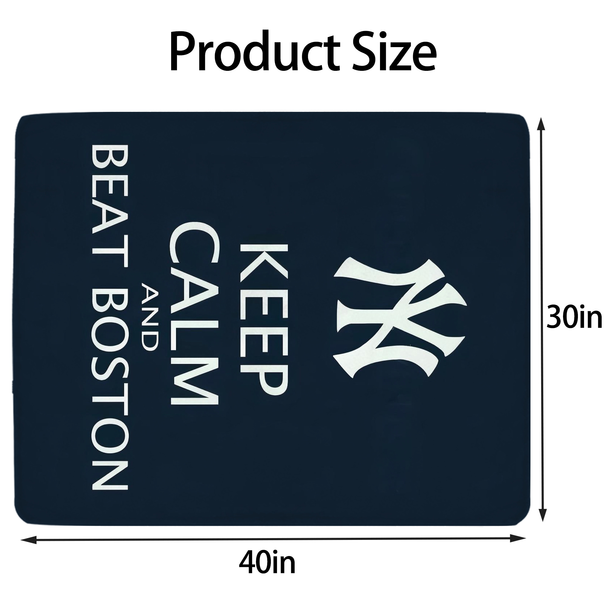 New York Yankees 136 Soft Plush Fleece Blanket 30x40 Inch - 300GSM Flannel, Ultra Soft & Warm, Lightweight & Durable, Perfect For Kids, Adults, Couch, Bed, Camping, Travel, Gift For Family & Friends