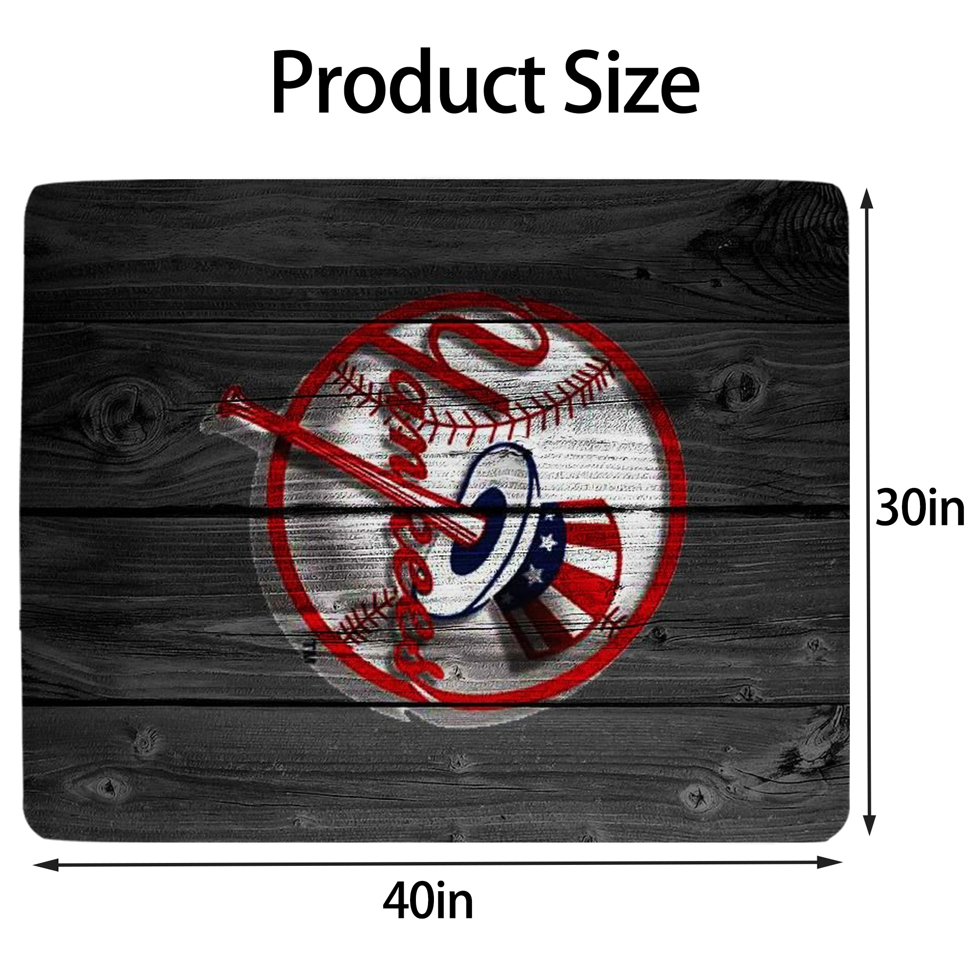 New York Yankees 131 Soft Plush Fleece Blanket 30x40 Inch - 300GSM Flannel, Ultra Soft & Warm, Lightweight & Durable, Perfect For Kids, Adults, Couch, Bed, Camping, Travel, Gift For Family & Friends