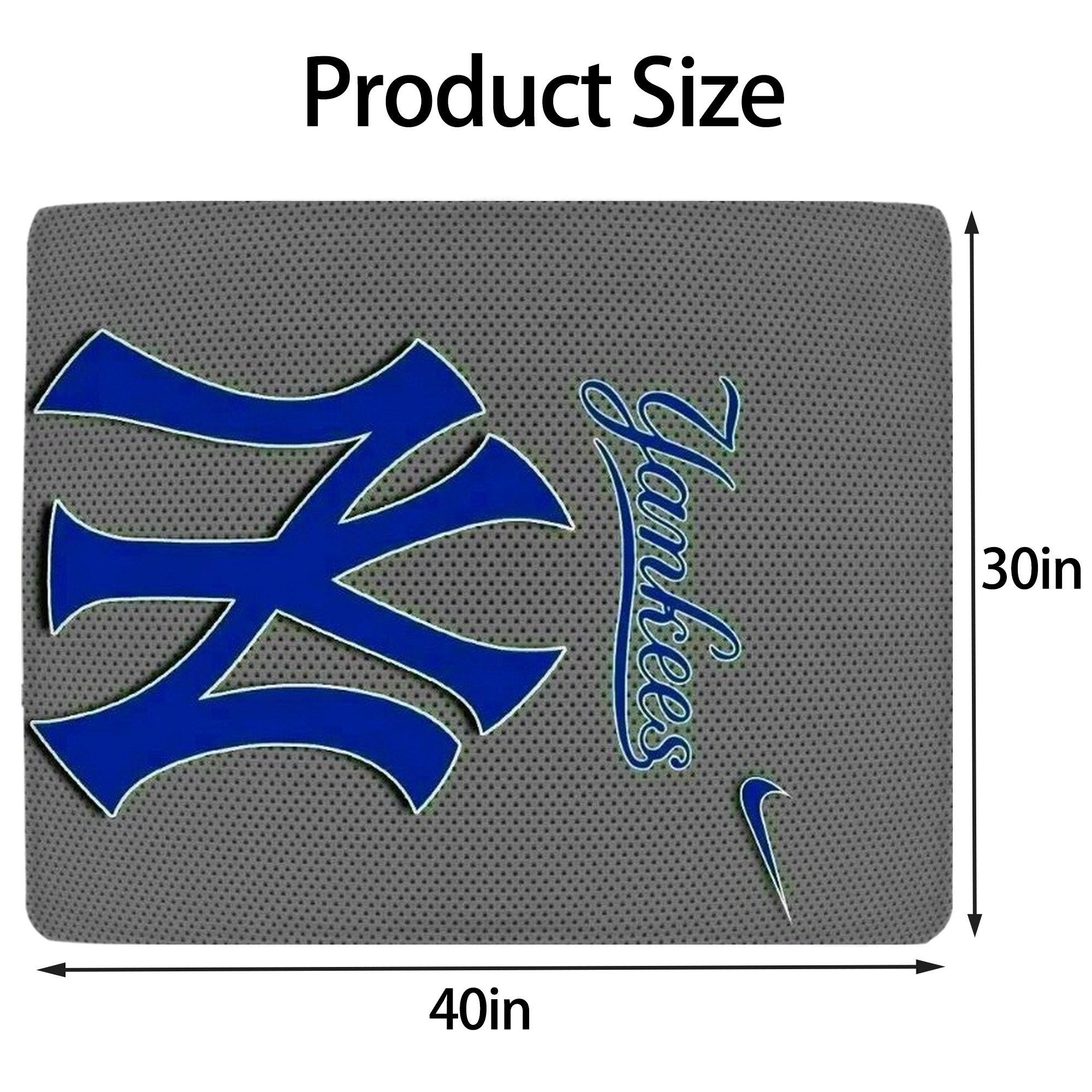 New York Yankees 180 Soft Plush Fleece Blanket 30x40 Inch - 300GSM Flannel, Ultra Soft & Warm, Lightweight & Durable, Perfect For Kids, Adults, Couch, Bed, Camping, Travel, Gift For Family & Friends