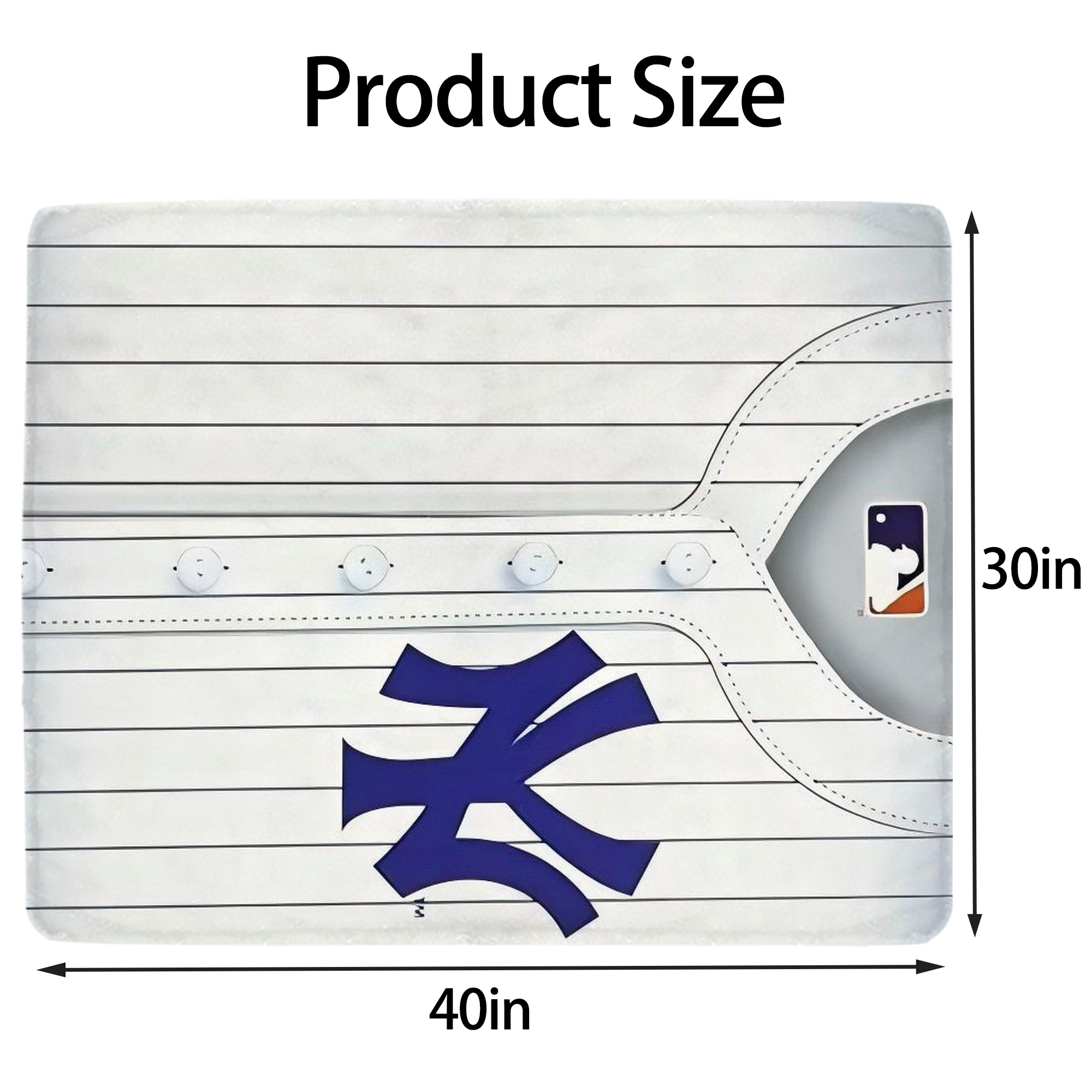 New York Yankees 213 Soft Plush Fleece Blanket 30x40 Inch - 300GSM Flannel, Ultra Soft & Warm, Lightweight & Durable, Perfect For Kids, Adults, Couch, Bed, Camping, Travel, Gift For Family & Friends