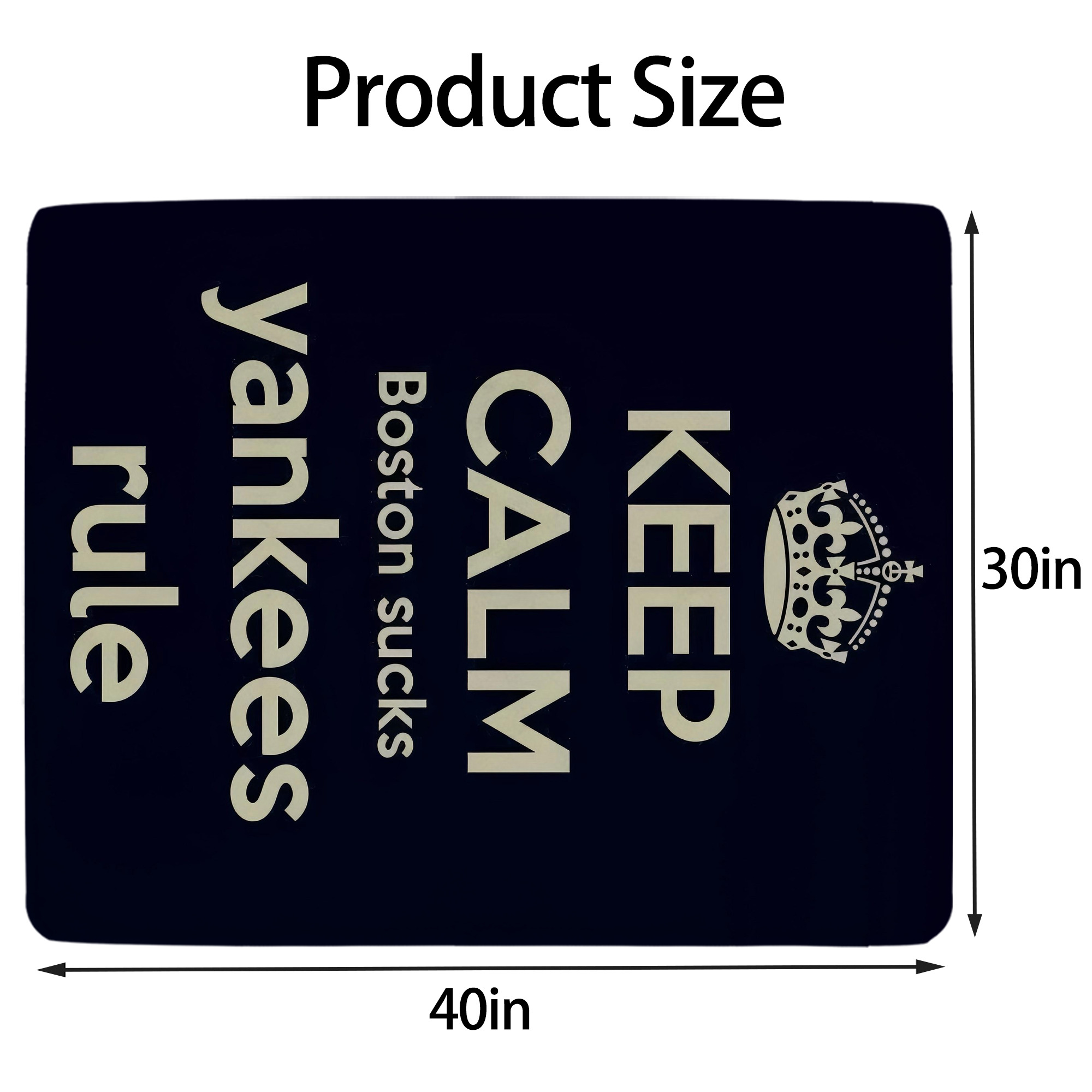 New York Yankees 226 Soft Plush Fleece Blanket 30x40 Inch - 300GSM Flannel, Ultra Soft & Warm, Lightweight & Durable, Perfect For Kids, Adults, Couch, Bed, Camping, Travel, Gift For Family & Friends