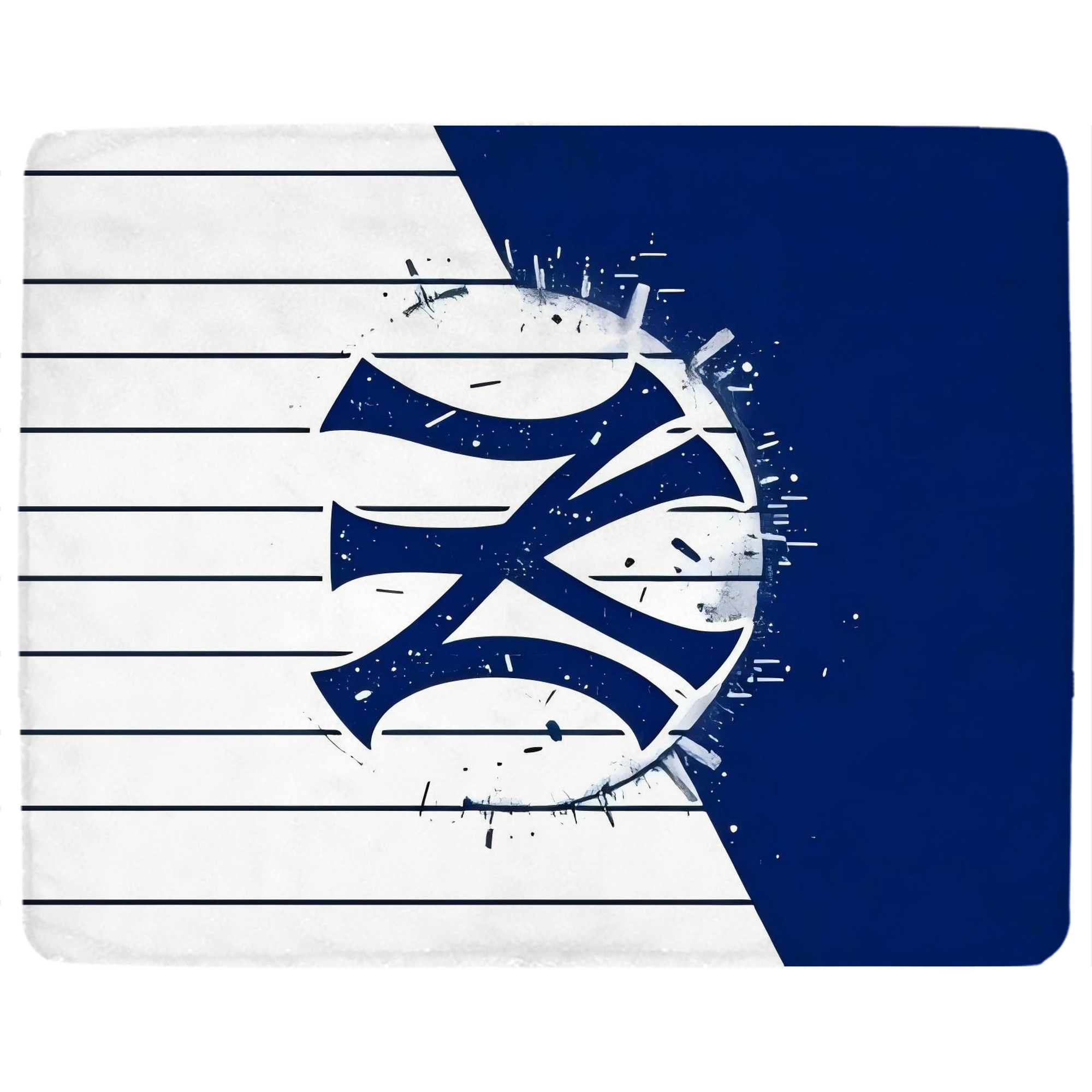 New York Yankees 106 Soft Plush Fleece Blanket 30x40 Inch - 300GSM Flannel, Ultra Soft & Warm, Lightweight & Durable, Perfect For Kids, Adults, Couch, Bed, Camping, Travel, Gift For Family & Friends