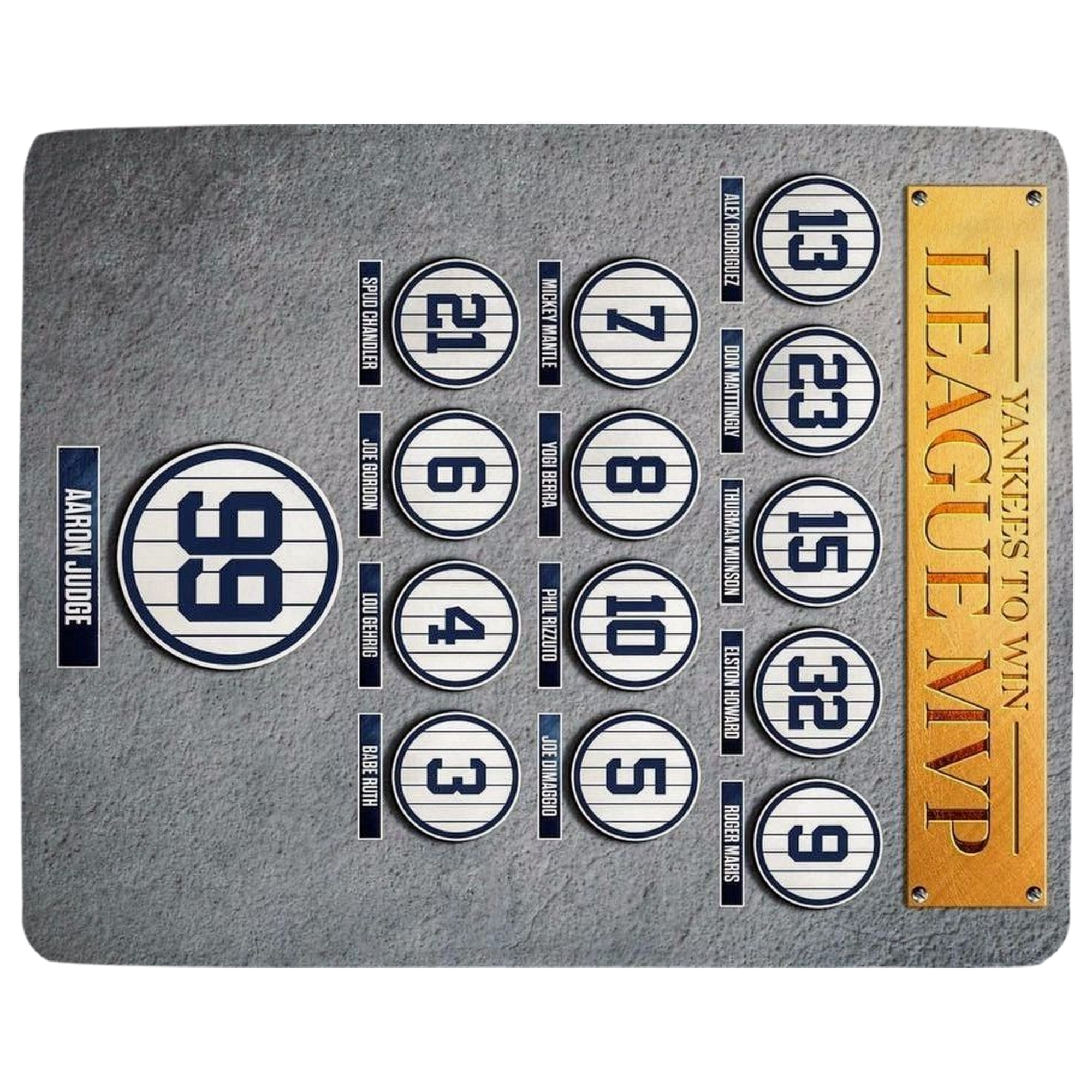 New York Yankees 107 Soft Plush Fleece Blanket 30x40 Inch - 300GSM Flannel, Ultra Soft & Warm, Lightweight & Durable, Perfect For Kids, Adults, Couch, Bed, Camping, Travel, Gift For Family & Friends