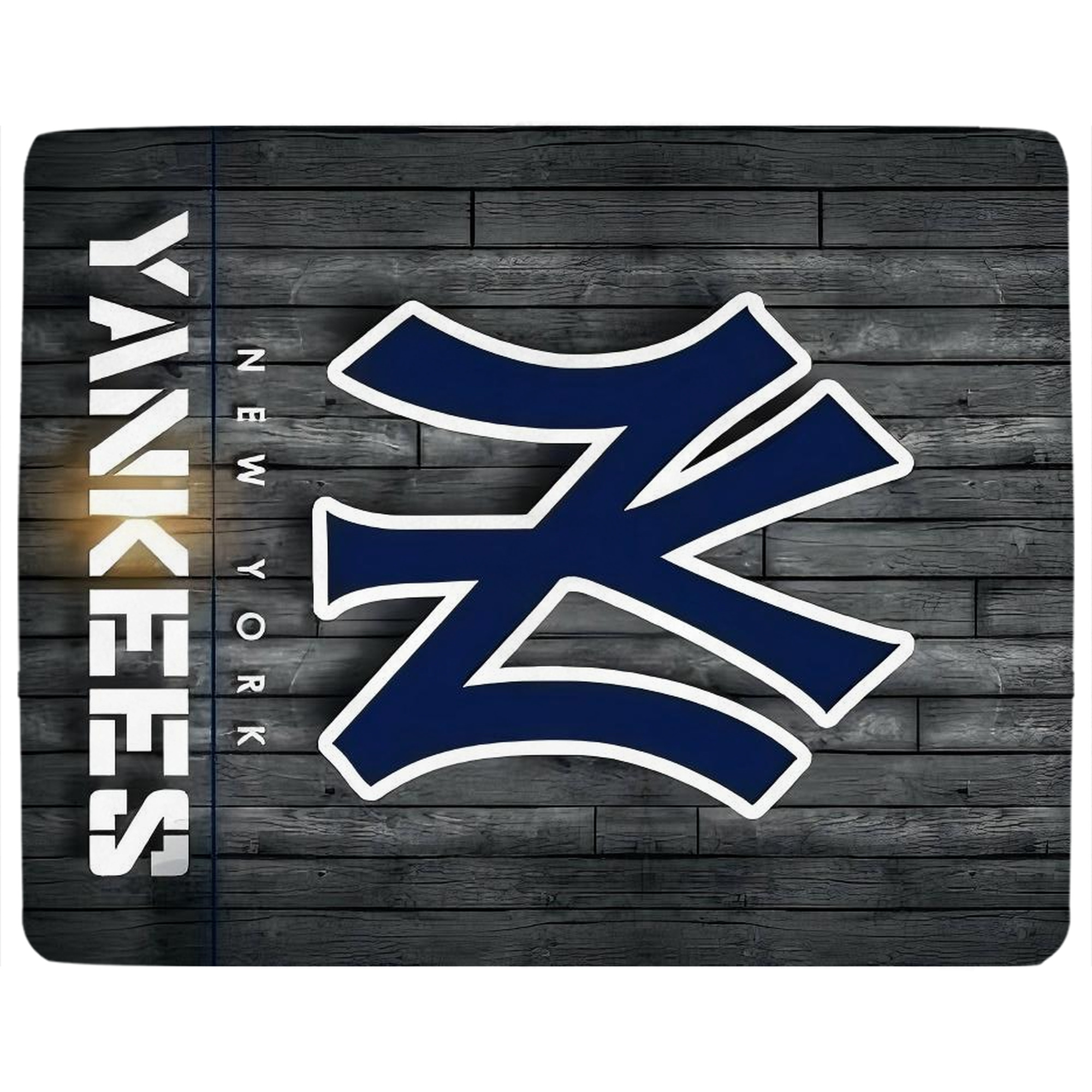 New York Yankees 127 Soft Plush Fleece Blanket 30x40 Inch - 300GSM Flannel, Ultra Soft & Warm, Lightweight & Durable, Perfect For Kids, Adults, Couch, Bed, Camping, Travel, Gift For Family & Friends