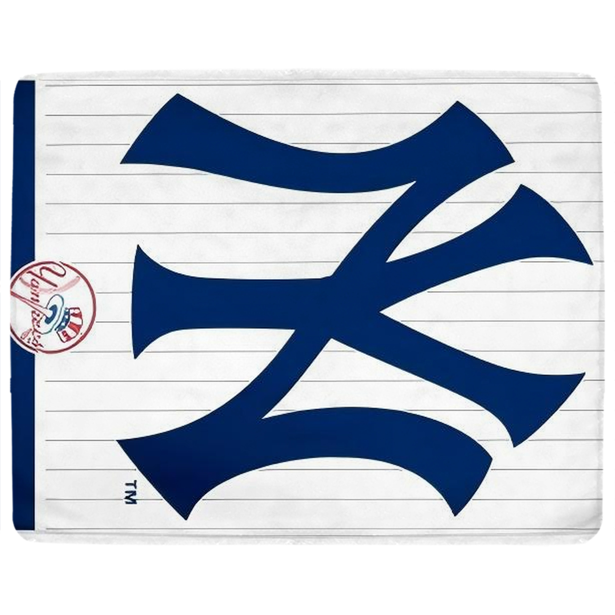 New York Yankees 134 Soft Plush Fleece Blanket 30x40 Inch - 300GSM Flannel, Ultra Soft & Warm, Lightweight & Durable, Perfect For Kids, Adults, Couch, Bed, Camping, Travel, Gift For Family & Friends