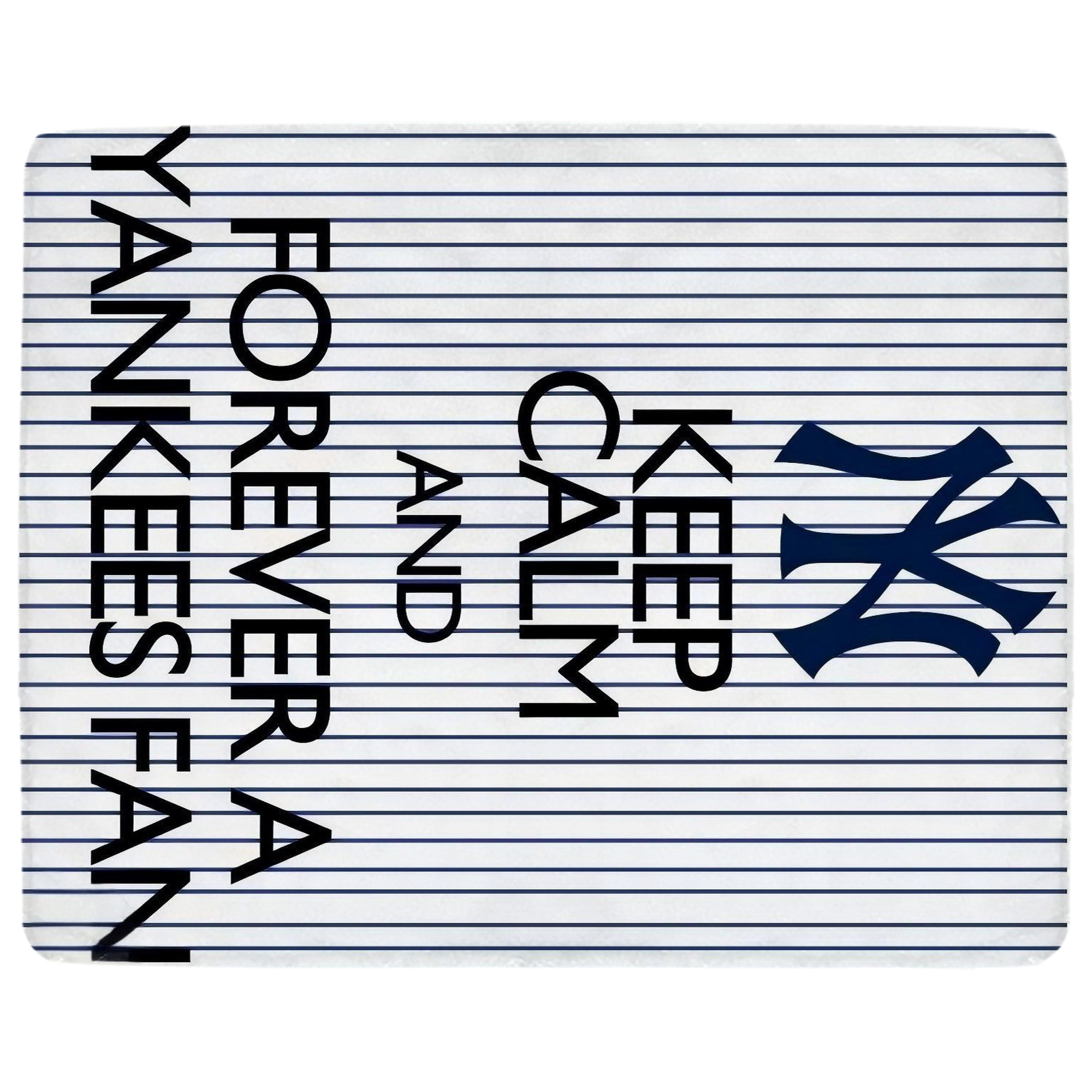 New York Yankees 158 Soft Plush Fleece Blanket 30x40 Inch - 300GSM Flannel, Ultra Soft & Warm, Lightweight & Durable, Perfect For Kids, Adults, Couch, Bed, Camping, Travel, Gift For Family & Friends