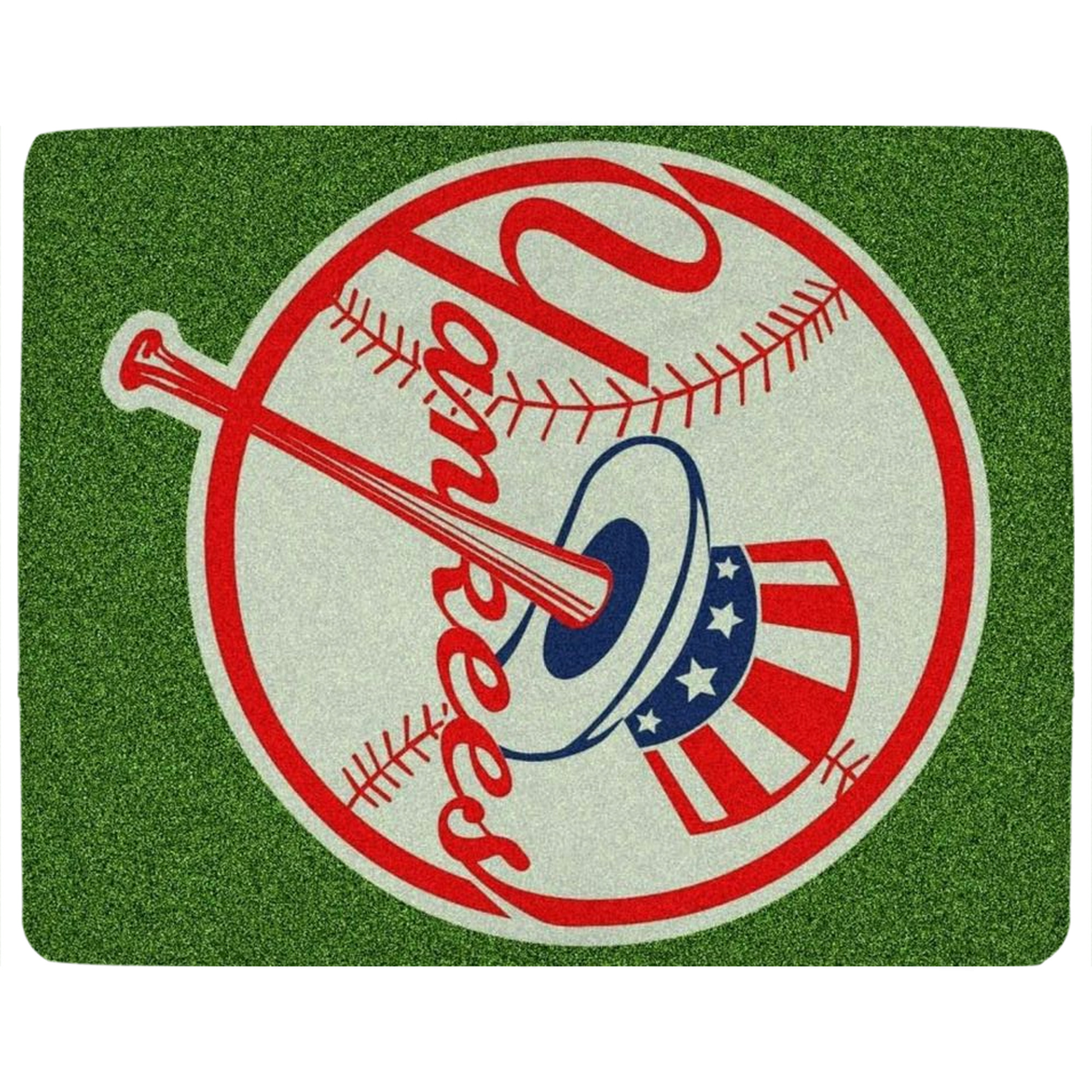 New York Yankees Logo Soft Plush Fleece Blanket 30x40 Inch - 300GSM Flannel, Ultra Soft & Warm, Lightweight & Durable, Perfect For Kids, Adults, Couch, Bed, Camping, Travel, Gift For Family & Friends