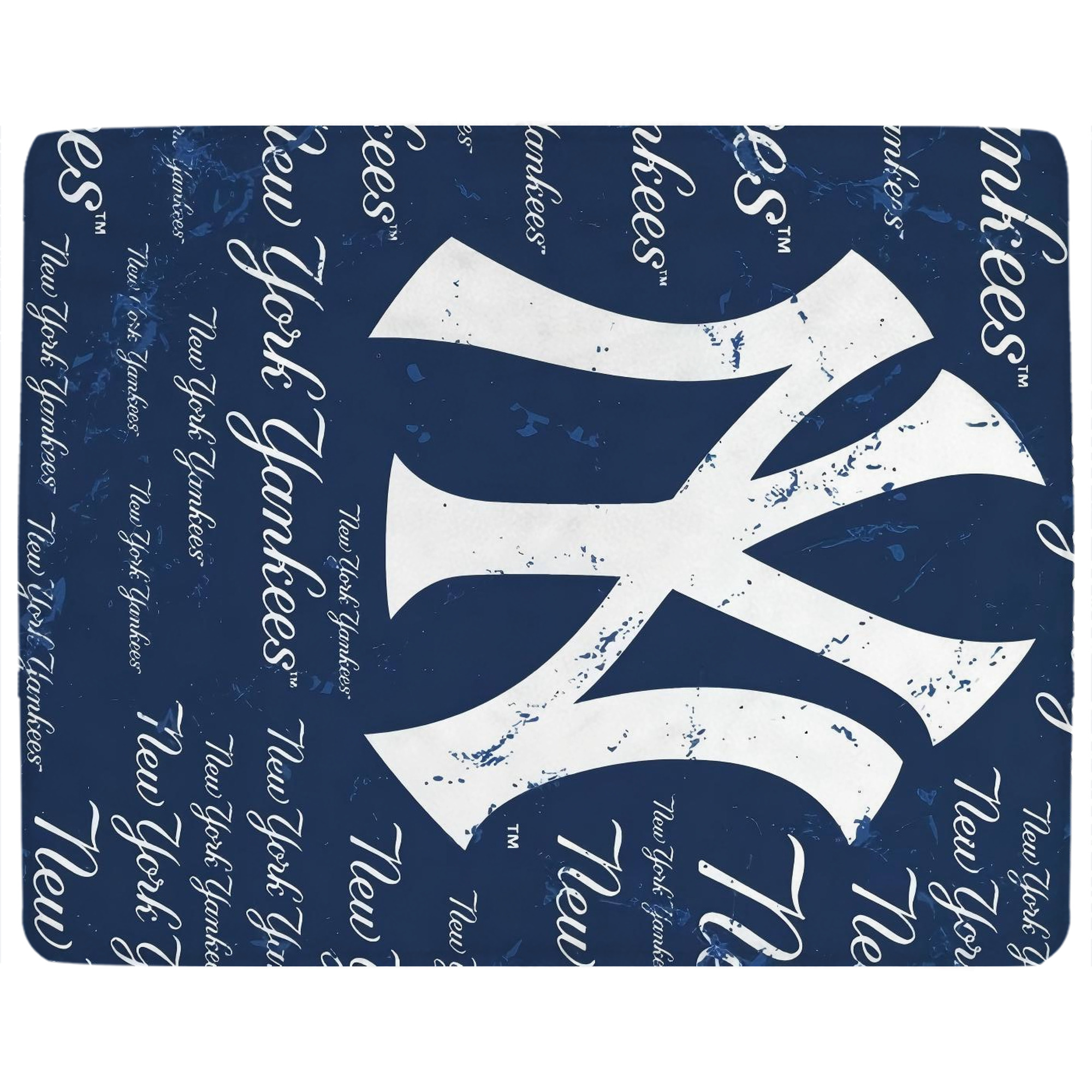 New York Yankees 117 Soft Plush Fleece Blanket 30x40 Inch - 300GSM Flannel, Ultra Soft & Warm, Lightweight & Durable, Perfect For Kids, Adults, Couch, Bed, Camping, Travel, Gift For Family & Friends