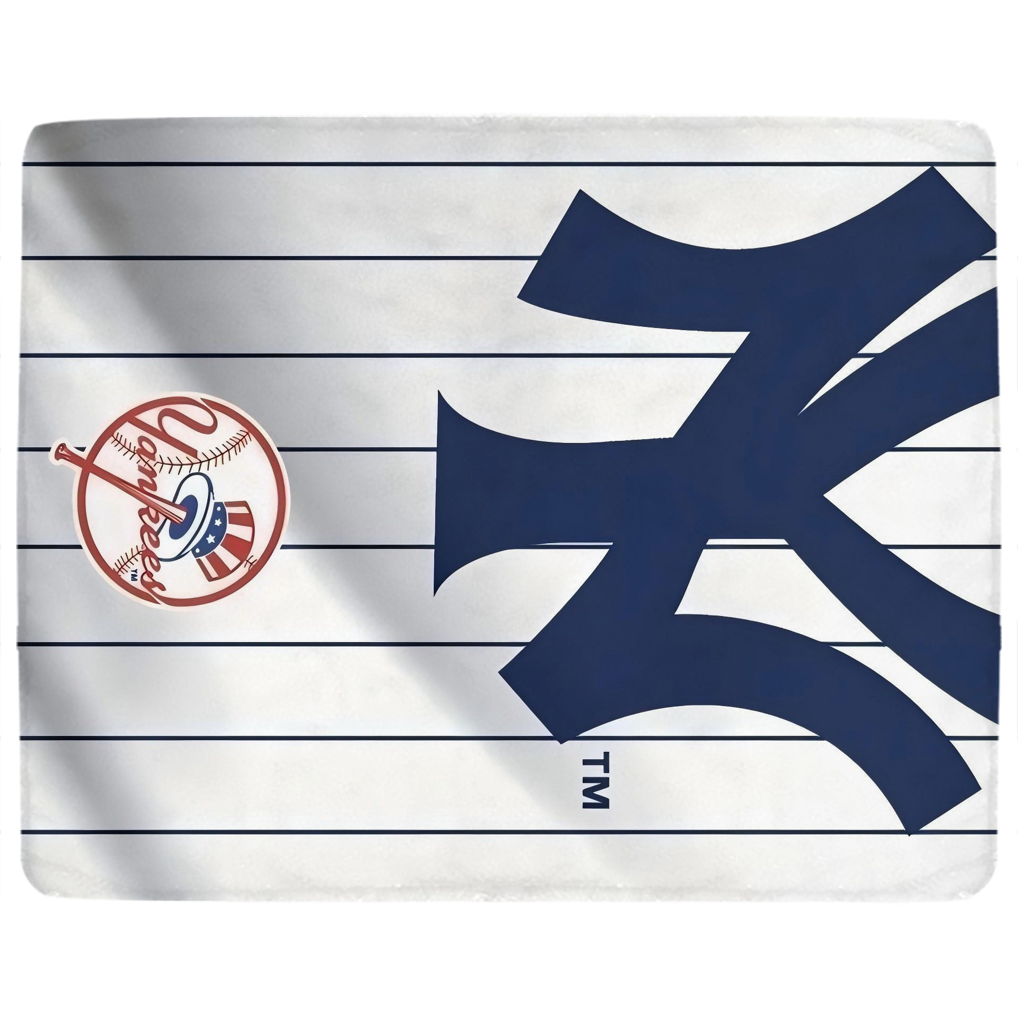 New York Yankees 126 Soft Plush Fleece Blanket 30x40 Inch - 300GSM Flannel, Ultra Soft & Warm, Lightweight & Durable, Perfect For Kids, Adults, Couch, Bed, Camping, Travel, Gift For Family & Friends