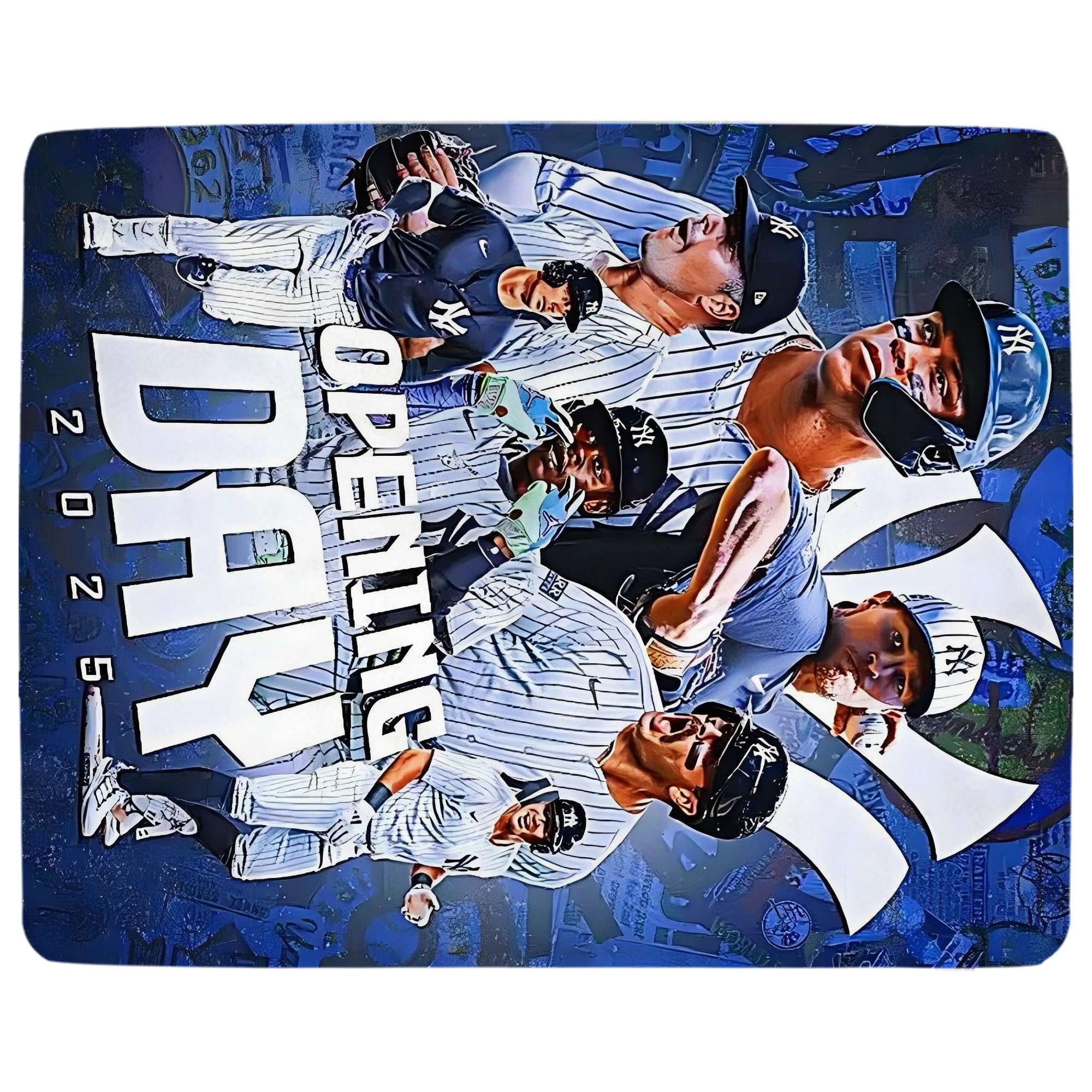 New York Yankees 215 Soft Plush Fleece Blanket 30x40 Inch - 300GSM Flannel, Ultra Soft & Warm, Lightweight & Durable, Perfect For Kids, Adults, Couch, Bed, Camping, Travel, Gift For Family & Friends