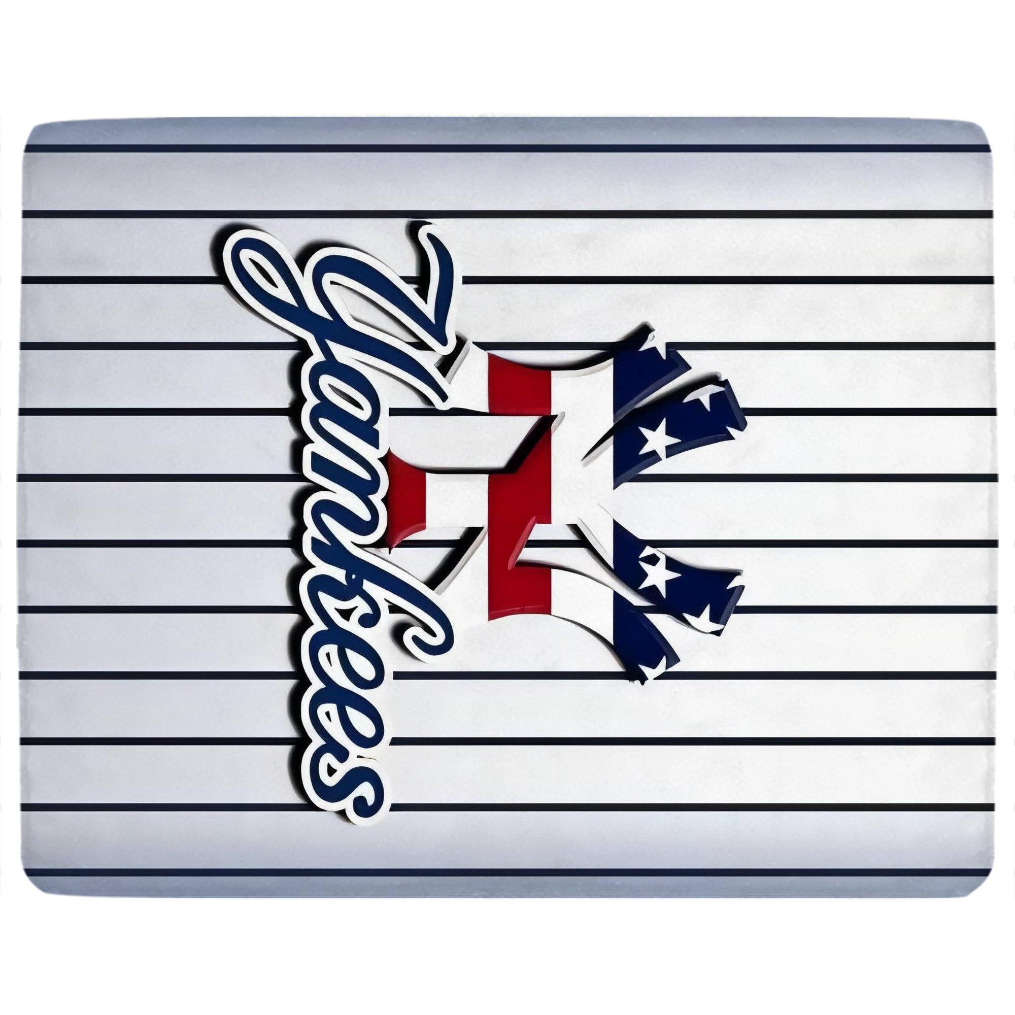 New York Yankees 227 Soft Plush Fleece Blanket 30x40 Inch - 300GSM Flannel, Ultra Soft & Warm, Lightweight & Durable, Perfect For Kids, Adults, Couch, Bed, Camping, Travel, Gift For Family & Friends