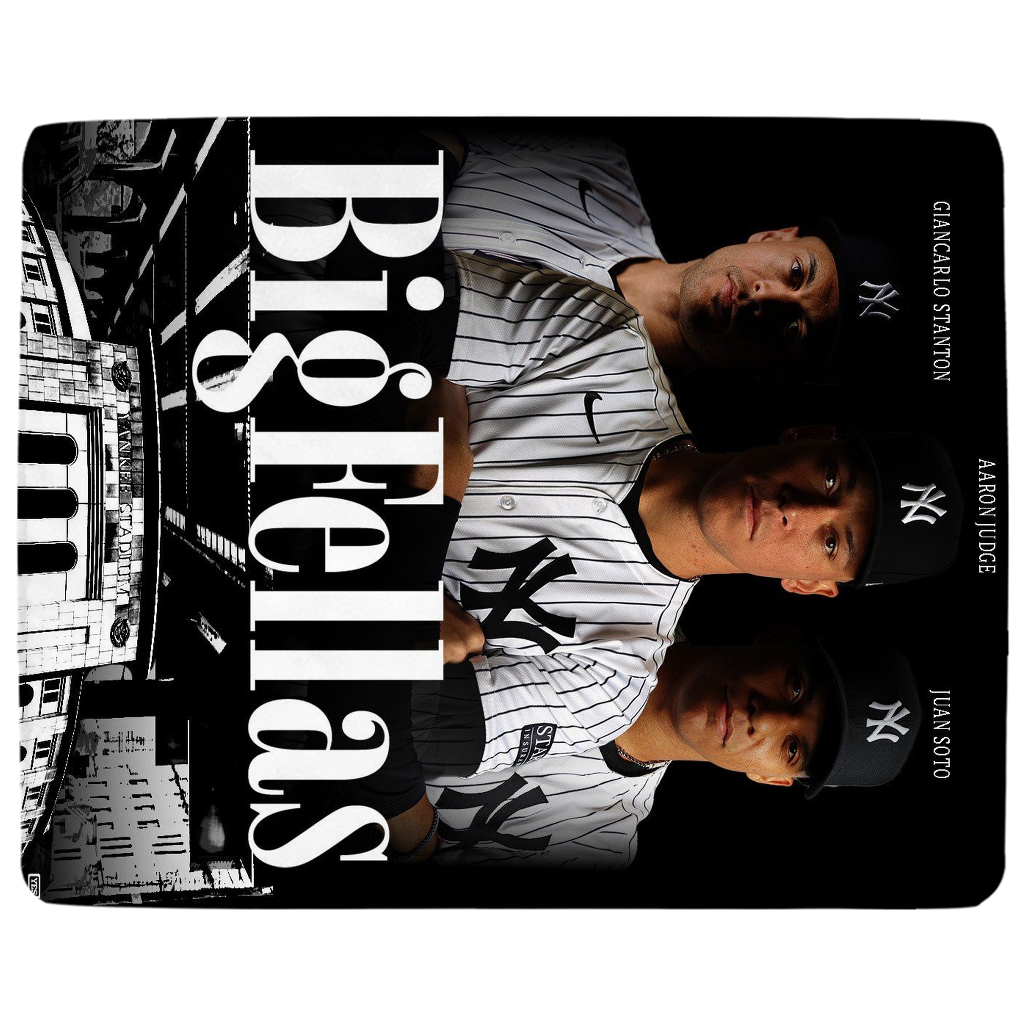 New York Yankees 341 Soft Plush Fleece Blanket 30x40 Inch - 300GSM Flannel, Ultra Soft & Warm, Lightweight & Durable, Perfect For Kids, Adults, Couch, Bed, Camping, Travel, Gift For Family & Friends