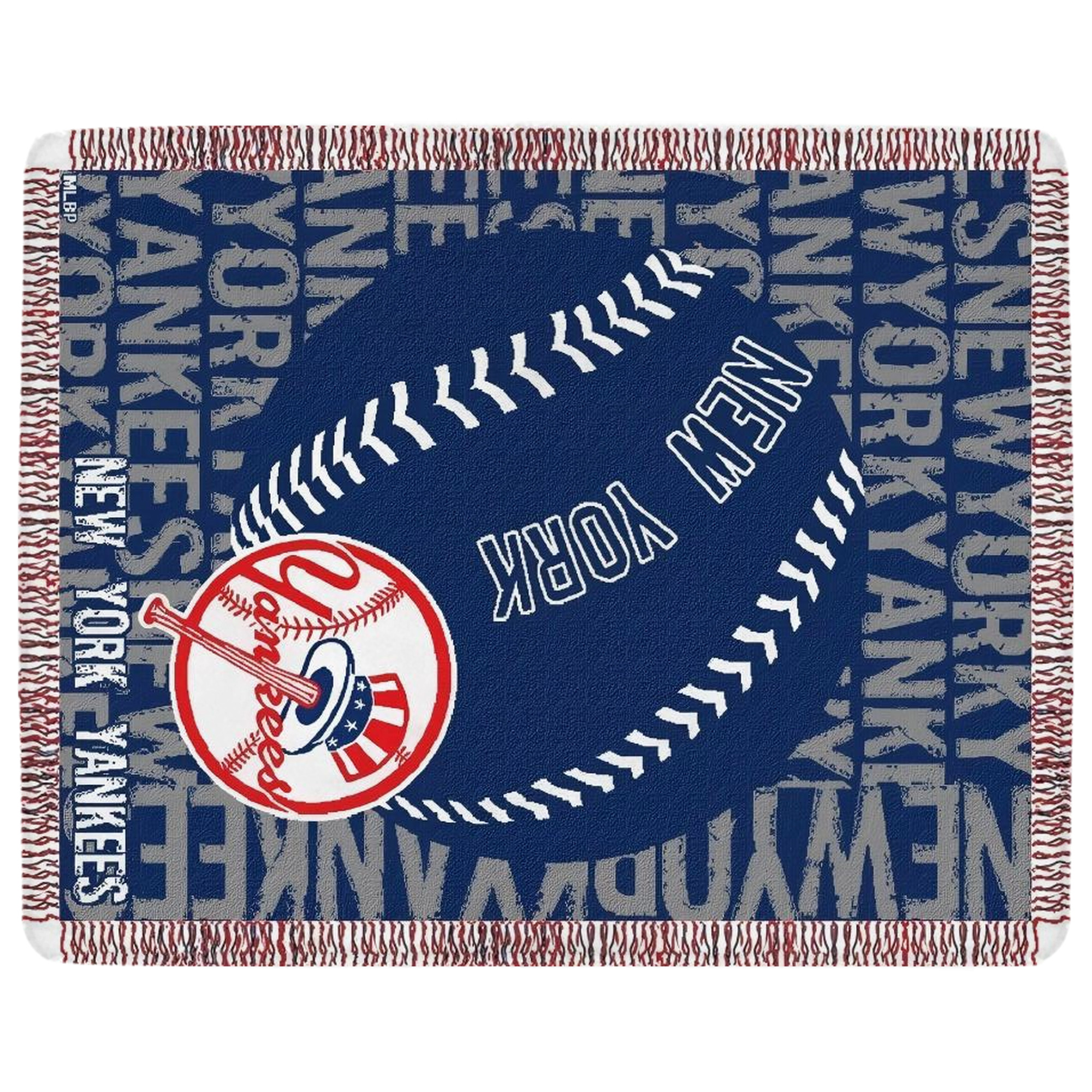 New York Yankees 198 Soft Plush Fleece Blanket 30x40 Inch - 300GSM Flannel, Ultra Soft & Warm, Lightweight & Durable, Perfect For Kids, Adults, Couch, Bed, Camping, Travel, Gift For Family & Friends