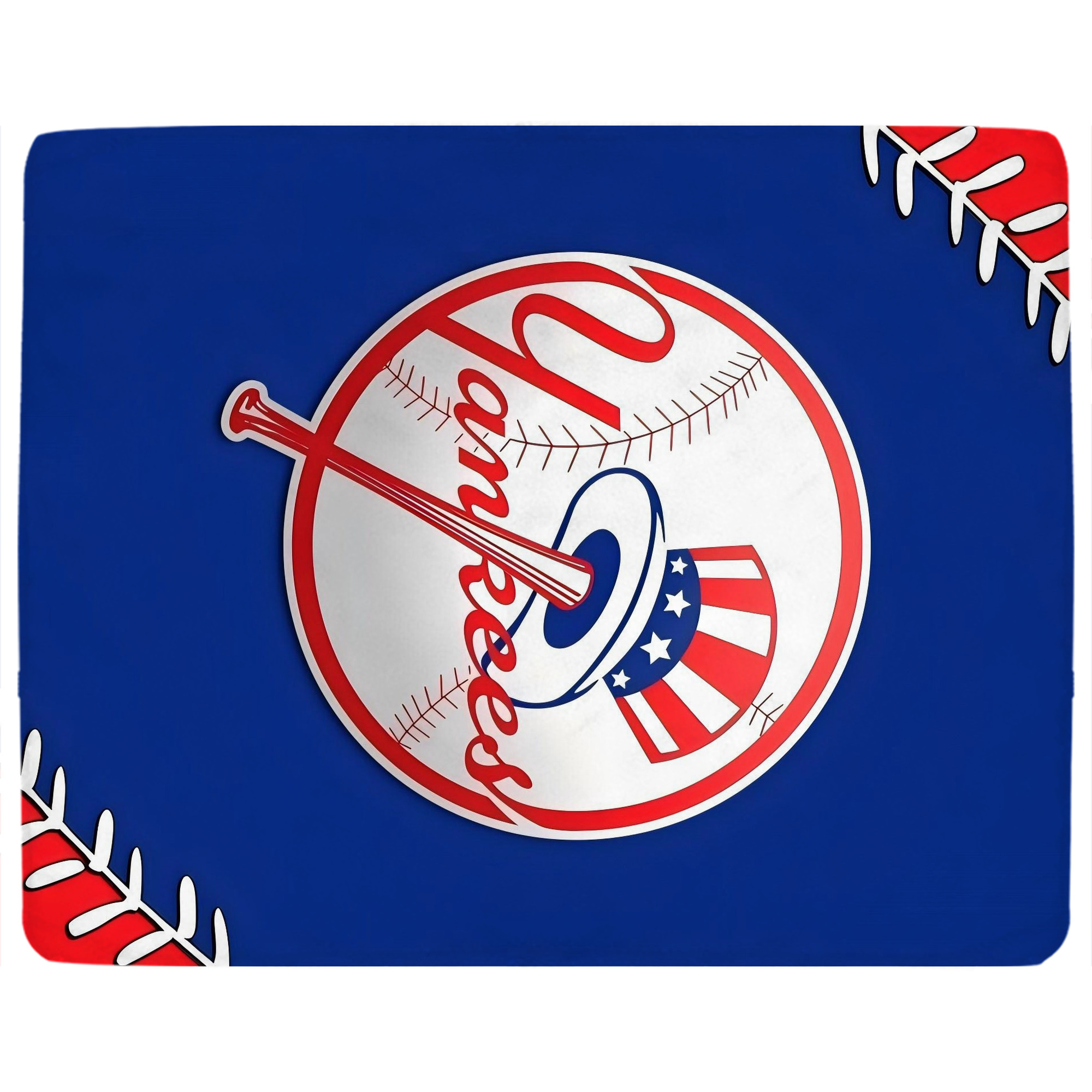 New York Yankees 203 Soft Plush Fleece Blanket 30x40 Inch - 300GSM Flannel, Ultra Soft & Warm, Lightweight & Durable, Perfect For Kids, Adults, Couch, Bed, Camping, Travel, Gift For Family & Friends