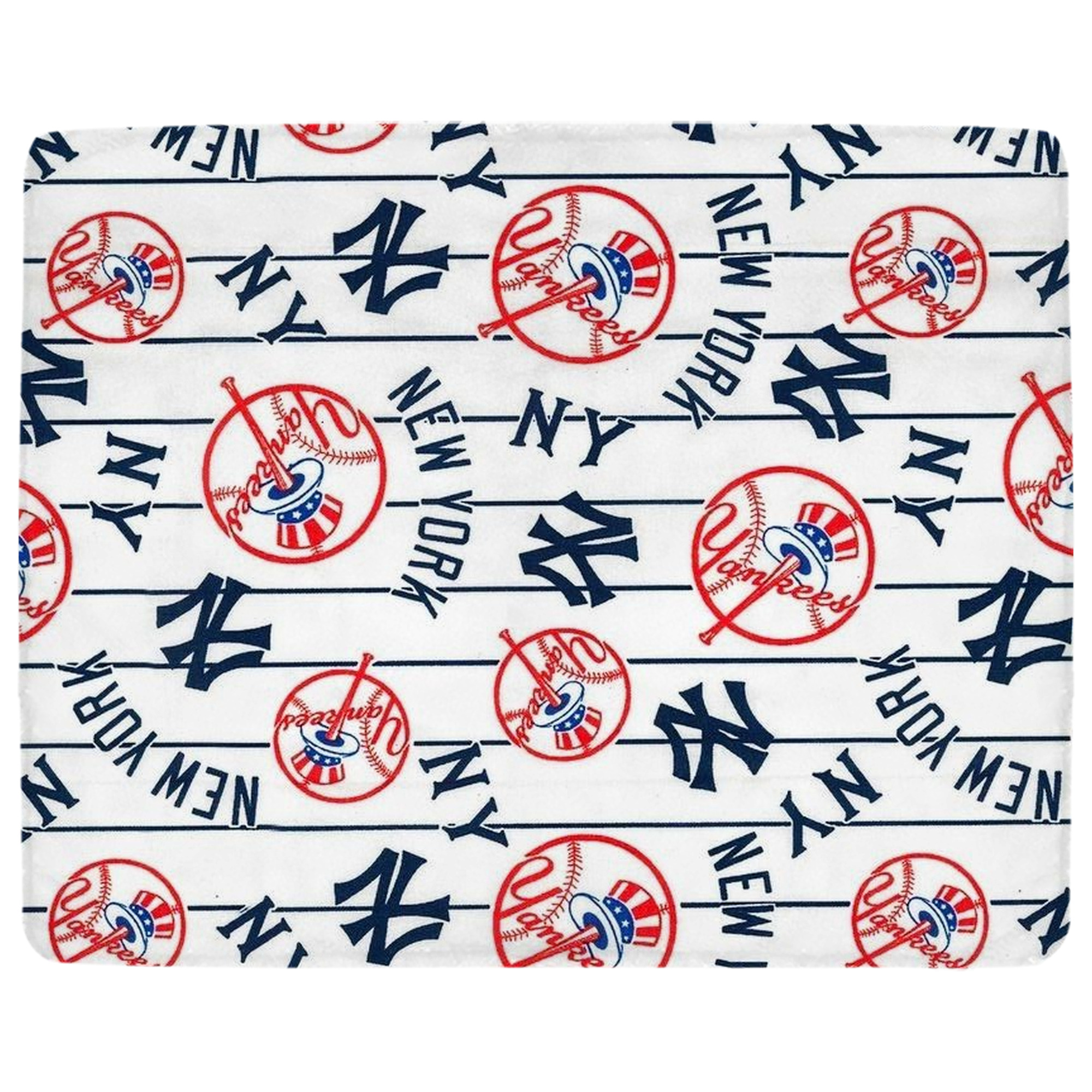 New York Yankees 219 Soft Plush Fleece Blanket 30x40 Inch - 300GSM Flannel, Ultra Soft & Warm, Lightweight & Durable, Perfect For Kids, Adults, Couch, Bed, Camping, Travel, Gift For Family & Friends