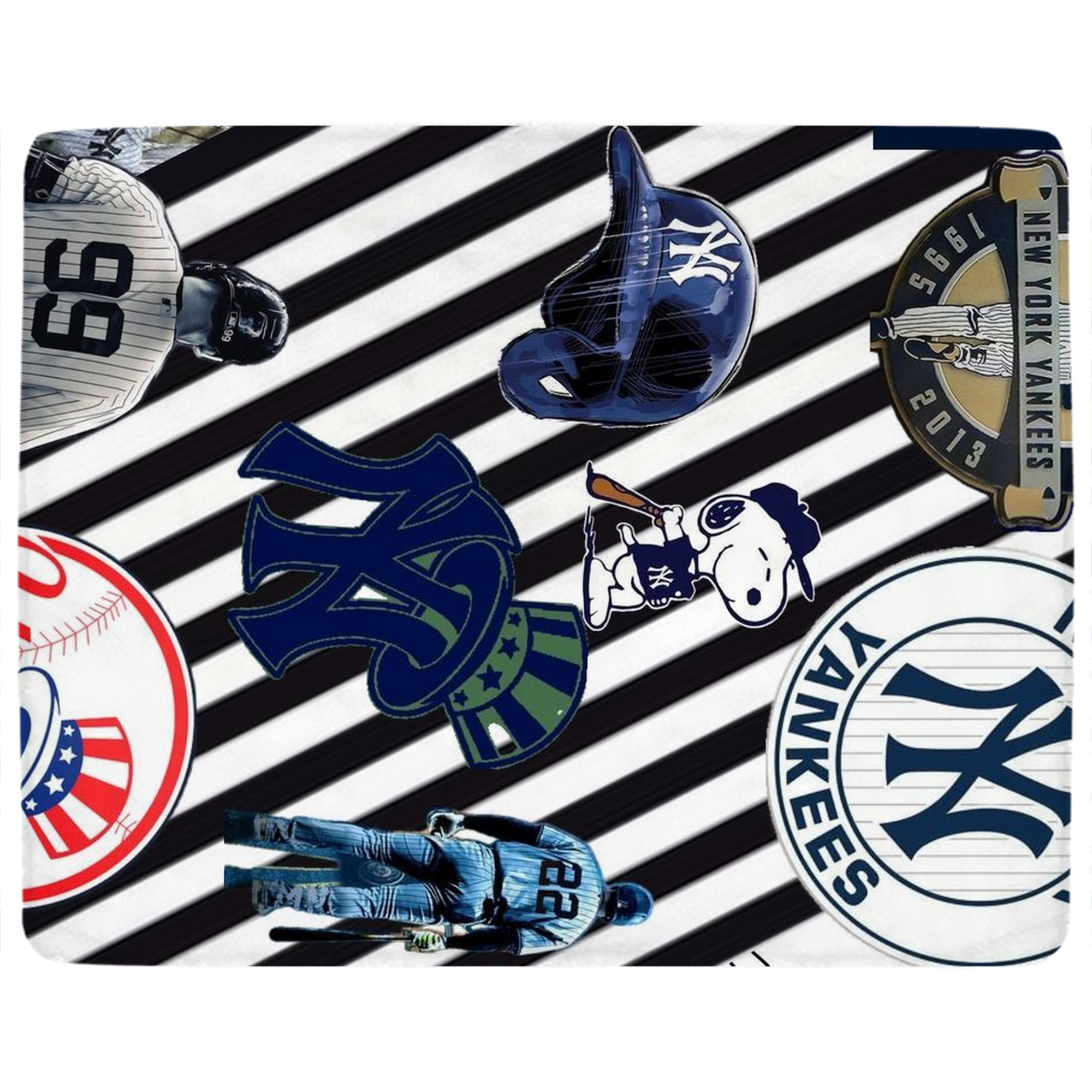 New York Yankees 231 Soft Plush Fleece Blanket 30x40 Inch - 300GSM Flannel, Ultra Soft & Warm, Lightweight & Durable, Perfect For Kids, Adults, Couch, Bed, Camping, Travel, Gift For Family & Friends