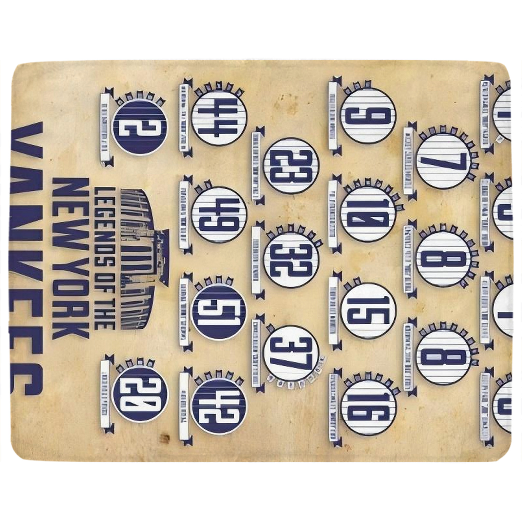 New York Yankees 339 Soft Plush Fleece Blanket 30x40 Inch - 300GSM Flannel, Ultra Soft & Warm, Lightweight & Durable, Perfect For Kids, Adults, Couch, Bed, Camping, Travel, Gift For Family & Friends