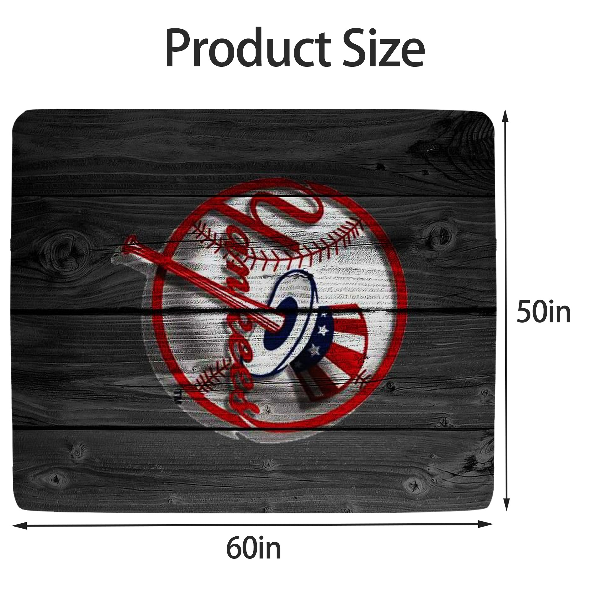 New York Yankees 131 Soft Fleece Throw Blanket 50 X 60 Inch – Super Soft, Lightweight, And Durable – Perfect For Sofa, Bed, Camping, And More – Ideal Gift For Family And Friends