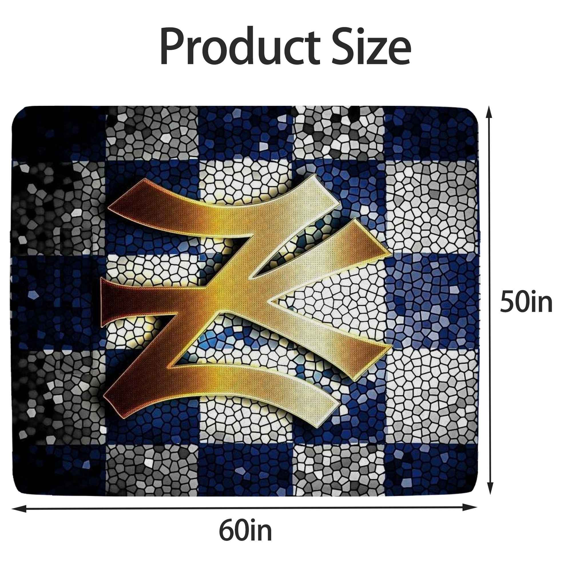 New York Yankees 129 Soft Fleece Throw Blanket 50 X 60 Inch – Super Soft, Lightweight, And Durable – Perfect For Sofa, Bed, Camping, And More – Ideal Gift For Family And Friends