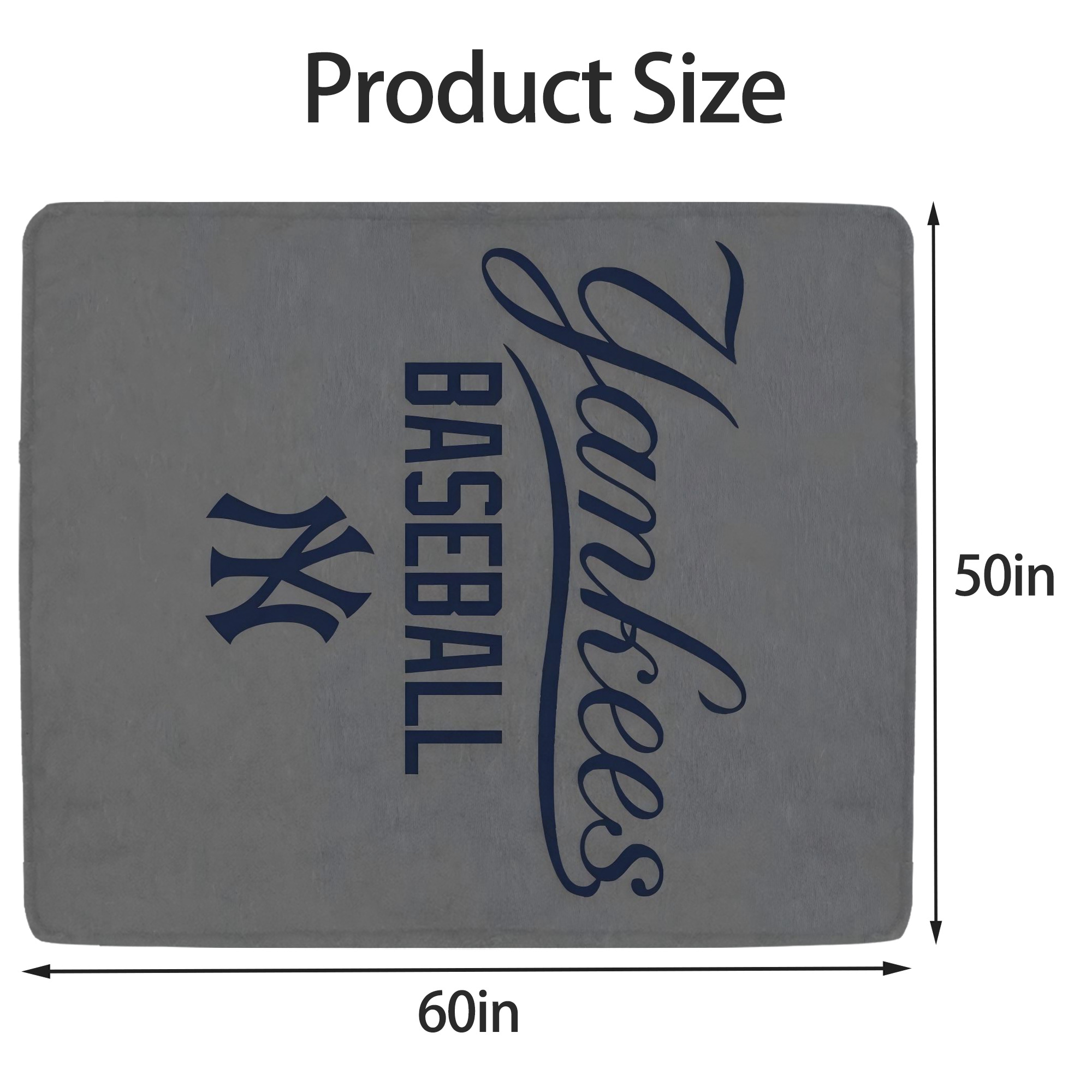 New York Yankees 147 Soft Fleece Throw Blanket 50 X 60 Inch – Super Soft, Lightweight, And Durable – Perfect For Sofa, Bed, Camping, And More – Ideal Gift For Family And Friends