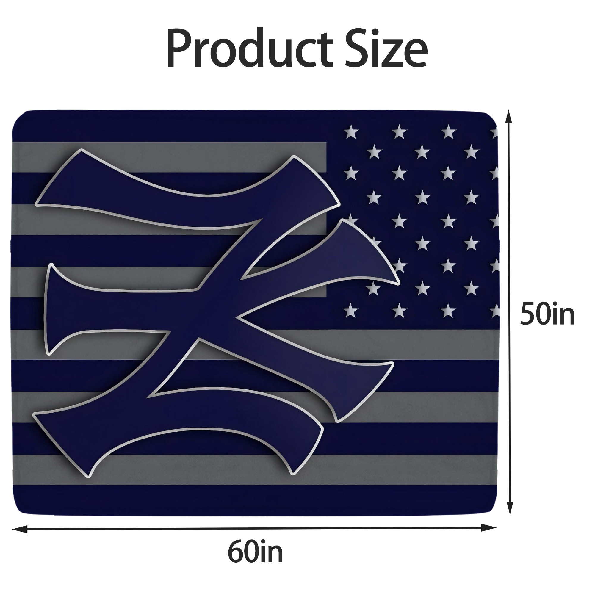 New York Yankees 162 Soft Fleece Throw Blanket 50 X 60 Inch – Super Soft, Lightweight, And Durable – Perfect For Sofa, Bed, Camping, And More – Ideal Gift For Family And Friends