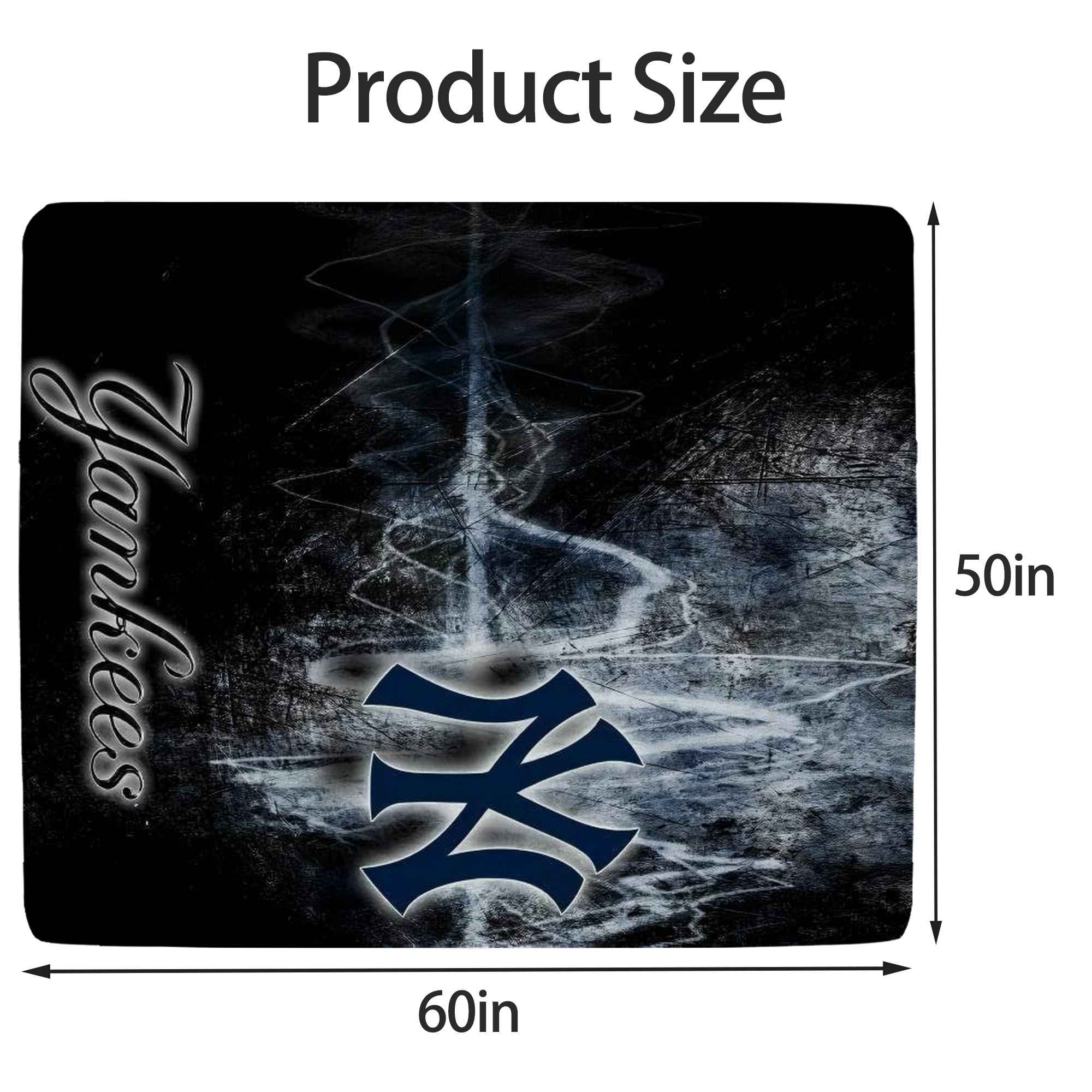 New York Yankees 146 Soft Fleece Throw Blanket 50 X 60 Inch – Super Soft, Lightweight, And Durable – Perfect For Sofa, Bed, Camping, And More – Ideal Gift For Family And Friends