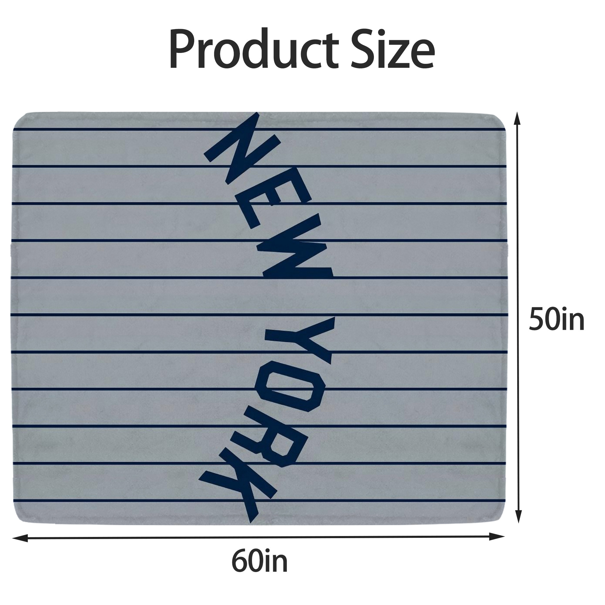 New York Yankees 159 Soft Fleece Throw Blanket 50 X 60 Inch – Super Soft, Lightweight, And Durable – Perfect For Sofa, Bed, Camping, And More – Ideal Gift For Family And Friends