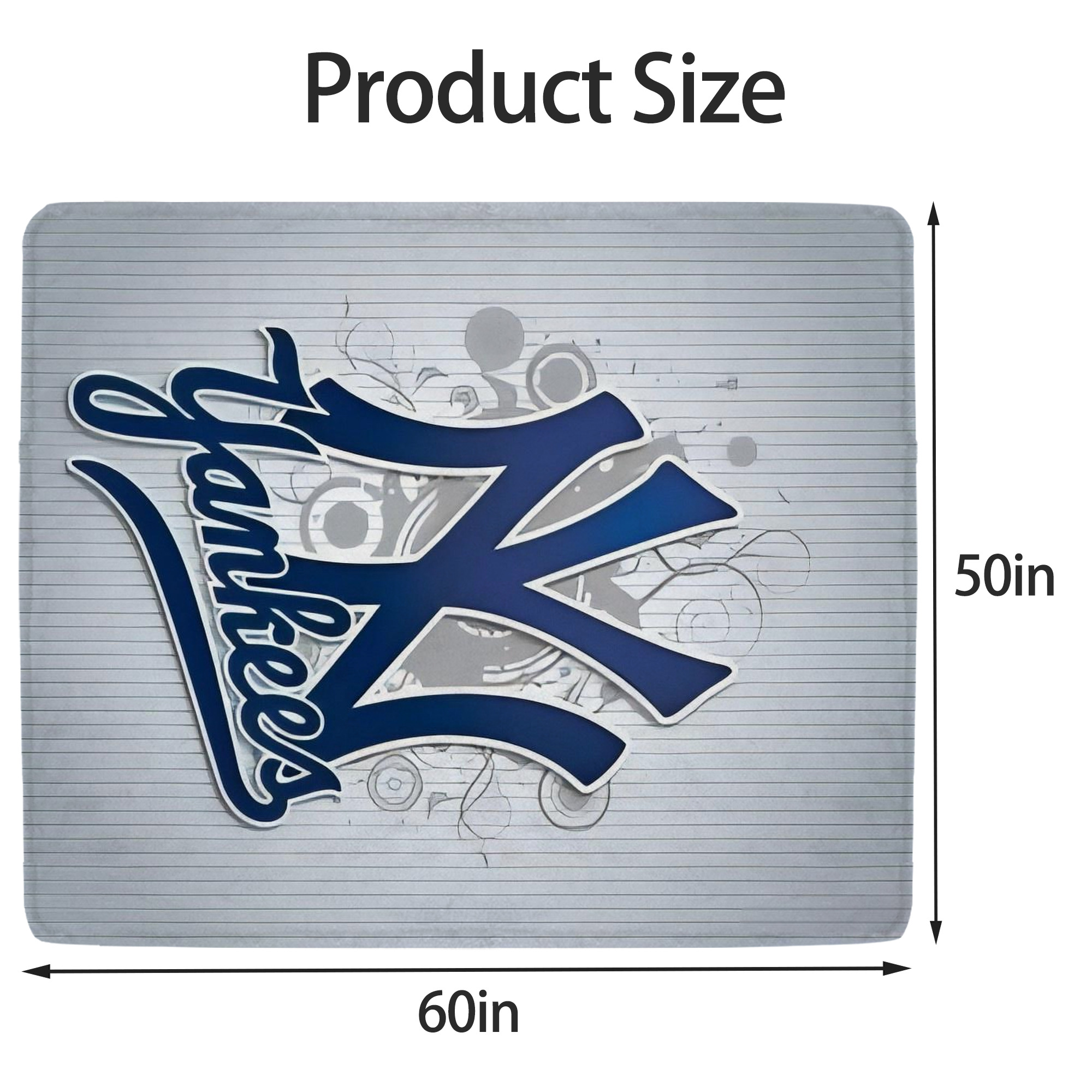 New York Yankees 181 Soft Fleece Throw Blanket 50 X 60 Inch – Super Soft, Lightweight, And Durable – Perfect For Sofa, Bed, Camping, And More – Ideal Gift For Family And Friends