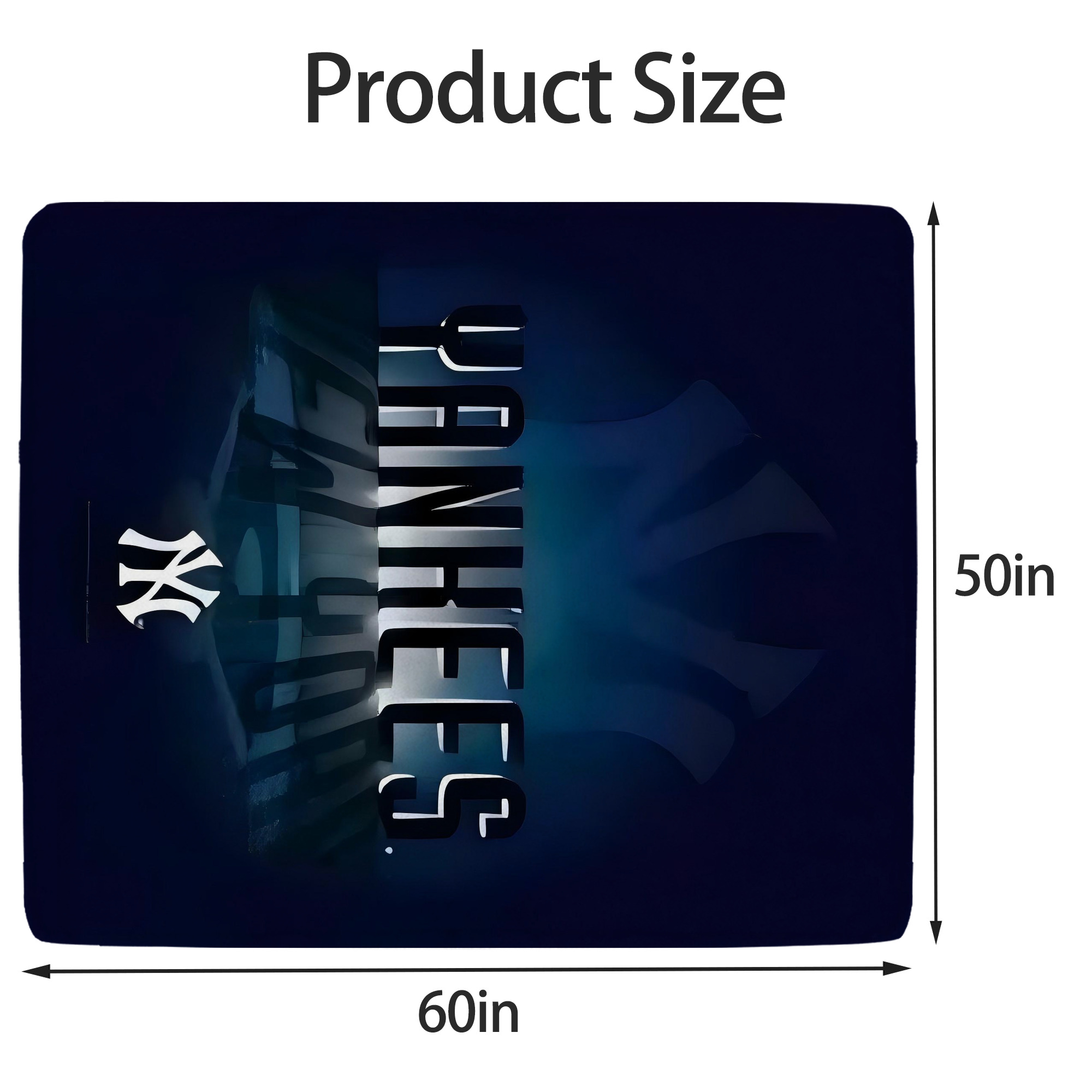 New York Yankees 160 Soft Fleece Throw Blanket 50 X 60 Inch – Super Soft, Lightweight, And Durable – Perfect For Sofa, Bed, Camping, And More – Ideal Gift For Family And Friends