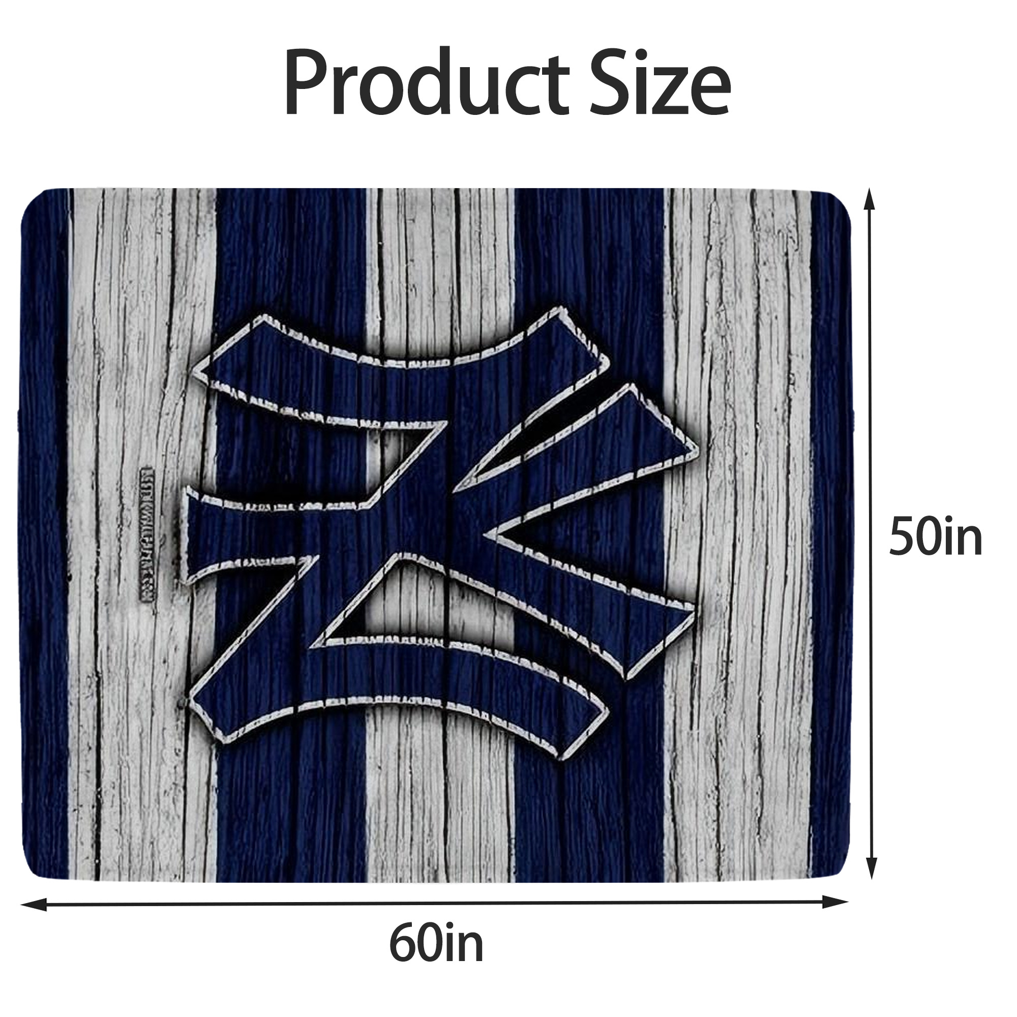 New York Yankees 187 Soft Fleece Throw Blanket 50 X 60 Inch – Super Soft, Lightweight, And Durable – Perfect For Sofa, Bed, Camping, And More – Ideal Gift For Family And Friends