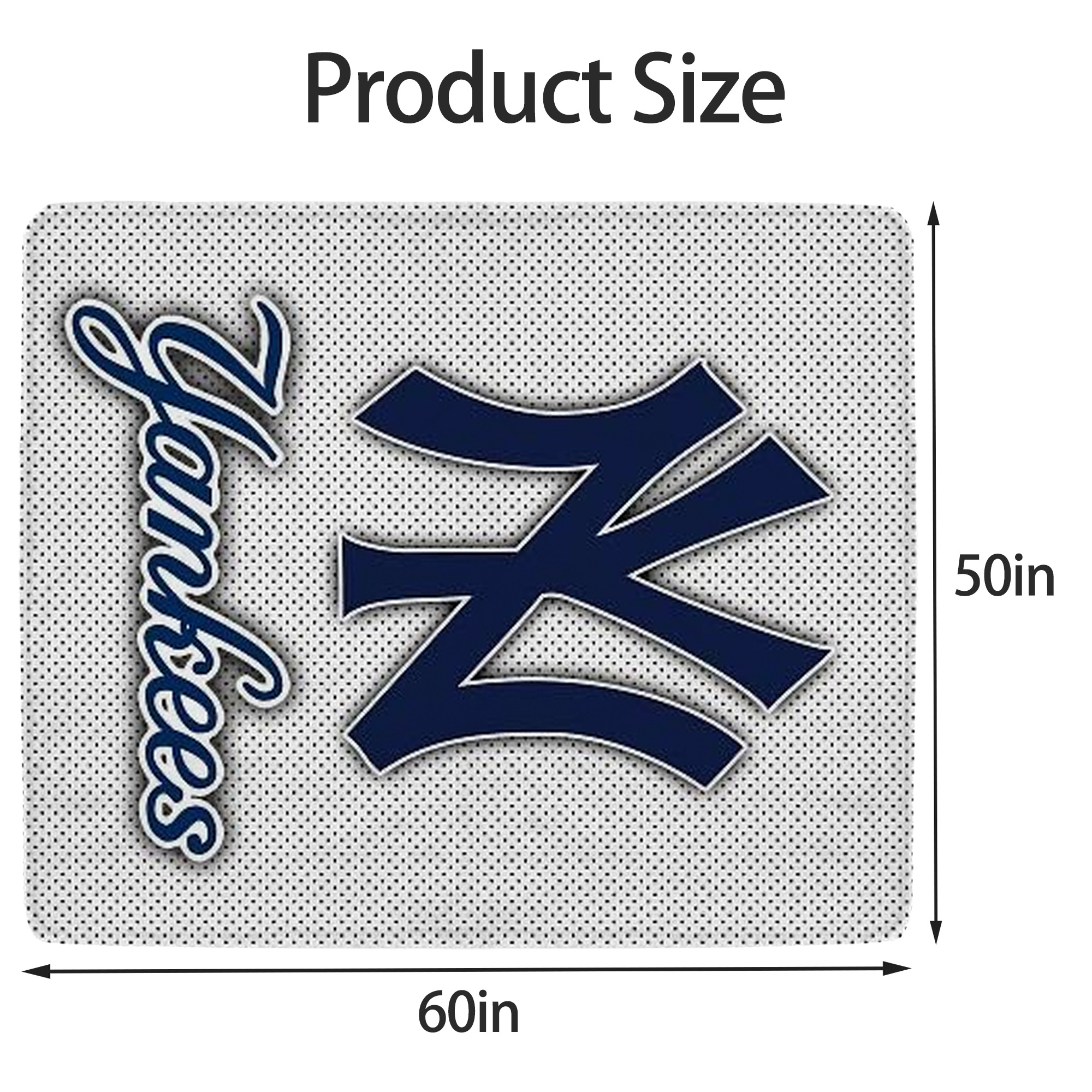 New York Yankees 192 Soft Fleece Throw Blanket 50 X 60 Inch – Super Soft, Lightweight, And Durable – Perfect For Sofa, Bed, Camping, And More – Ideal Gift For Family And Friends