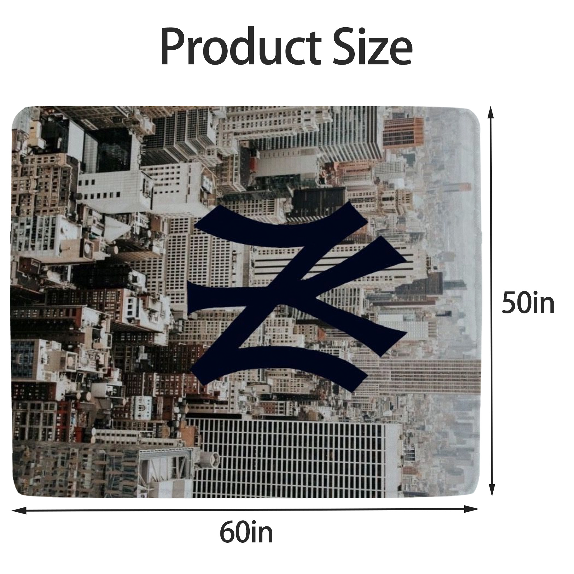 New York Yankees 171 Soft Fleece Throw Blanket 50 X 60 Inch – Super Soft, Lightweight, And Durable – Perfect For Sofa, Bed, Camping, And More – Ideal Gift For Family And Friends