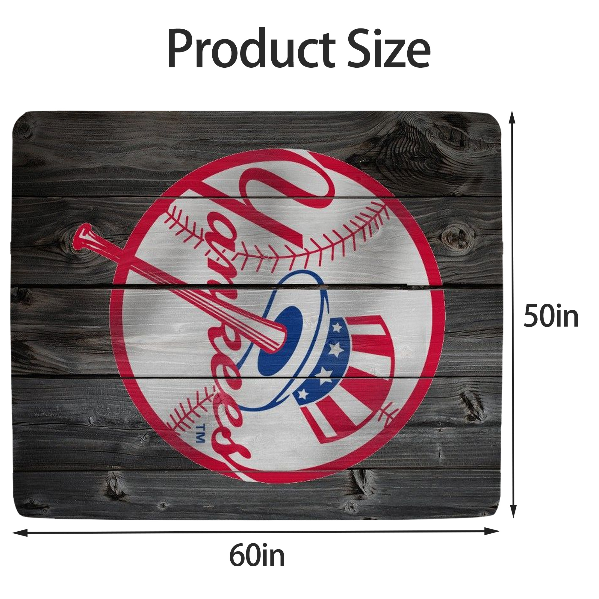 New York Yankees 189 Soft Fleece Throw Blanket 50 X 60 Inch – Super Soft, Lightweight, And Durable – Perfect For Sofa, Bed, Camping, And More – Ideal Gift For Family And Friends