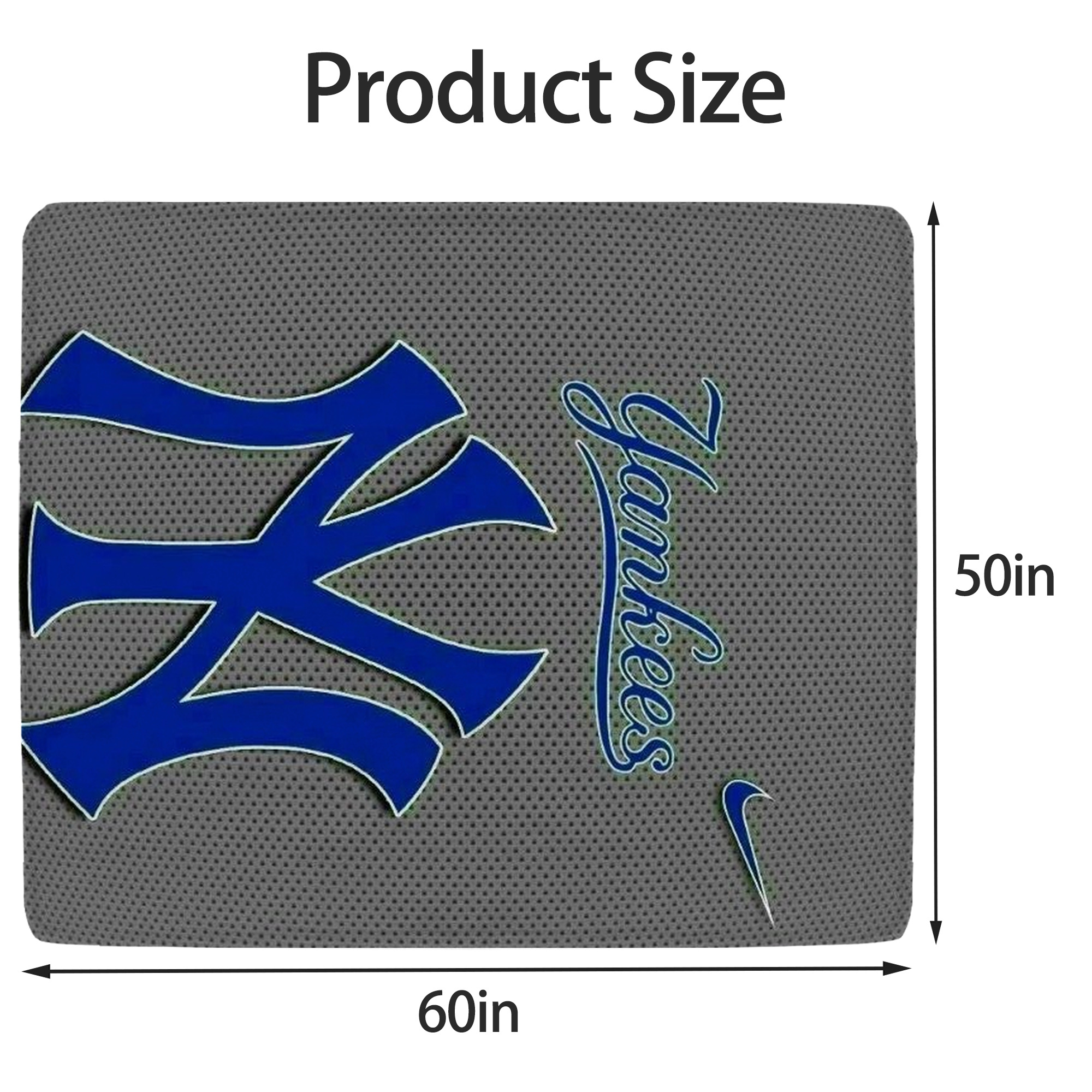 New York Yankees 180 Soft Fleece Throw Blanket 50 X 60 Inch – Super Soft, Lightweight, And Durable – Perfect For Sofa, Bed, Camping, And More – Ideal Gift For Family And Friends