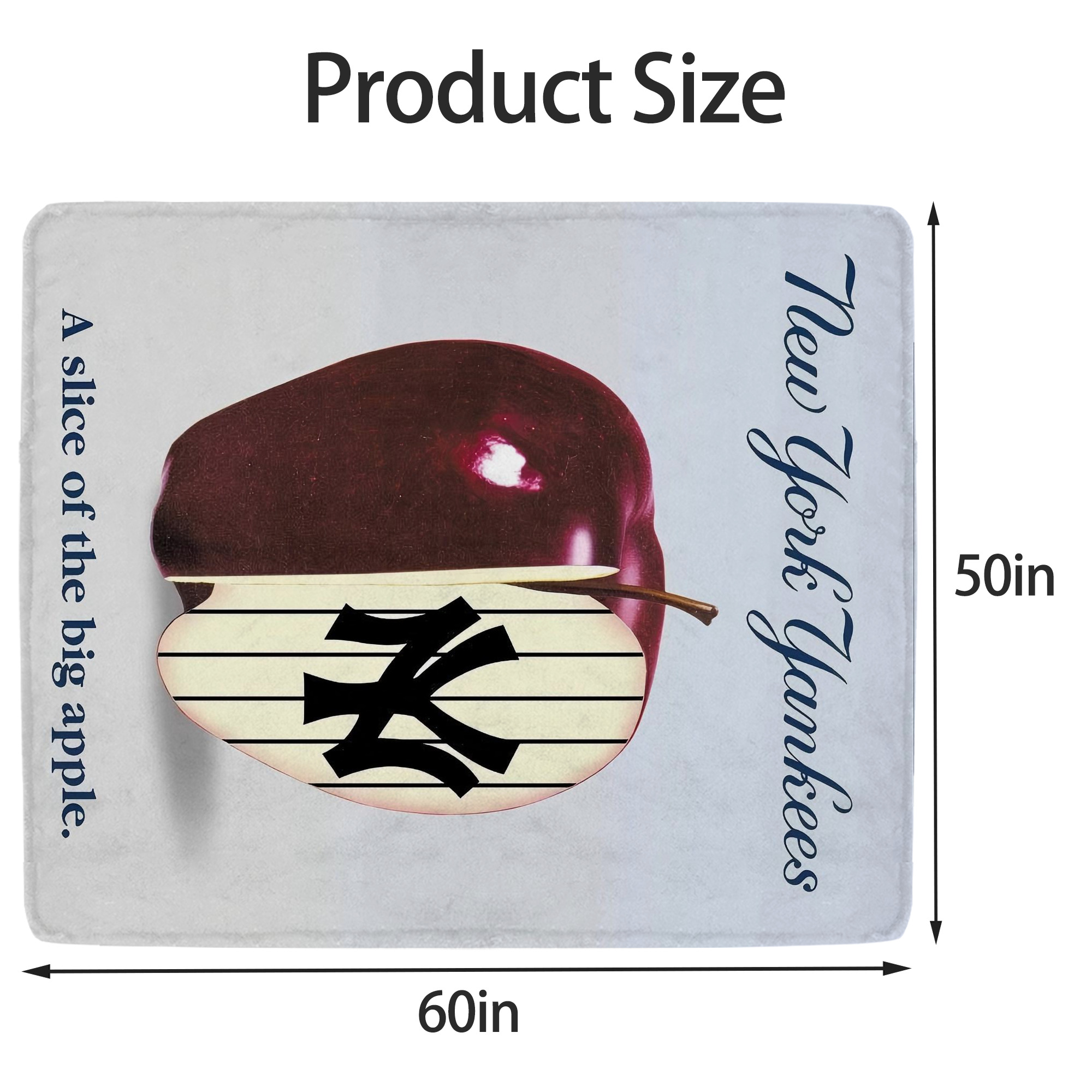 New York Yankees 202 Soft Fleece Throw Blanket 50 X 60 Inch – Super Soft, Lightweight, And Durable – Perfect For Sofa, Bed, Camping, And More – Ideal Gift For Family And Friends