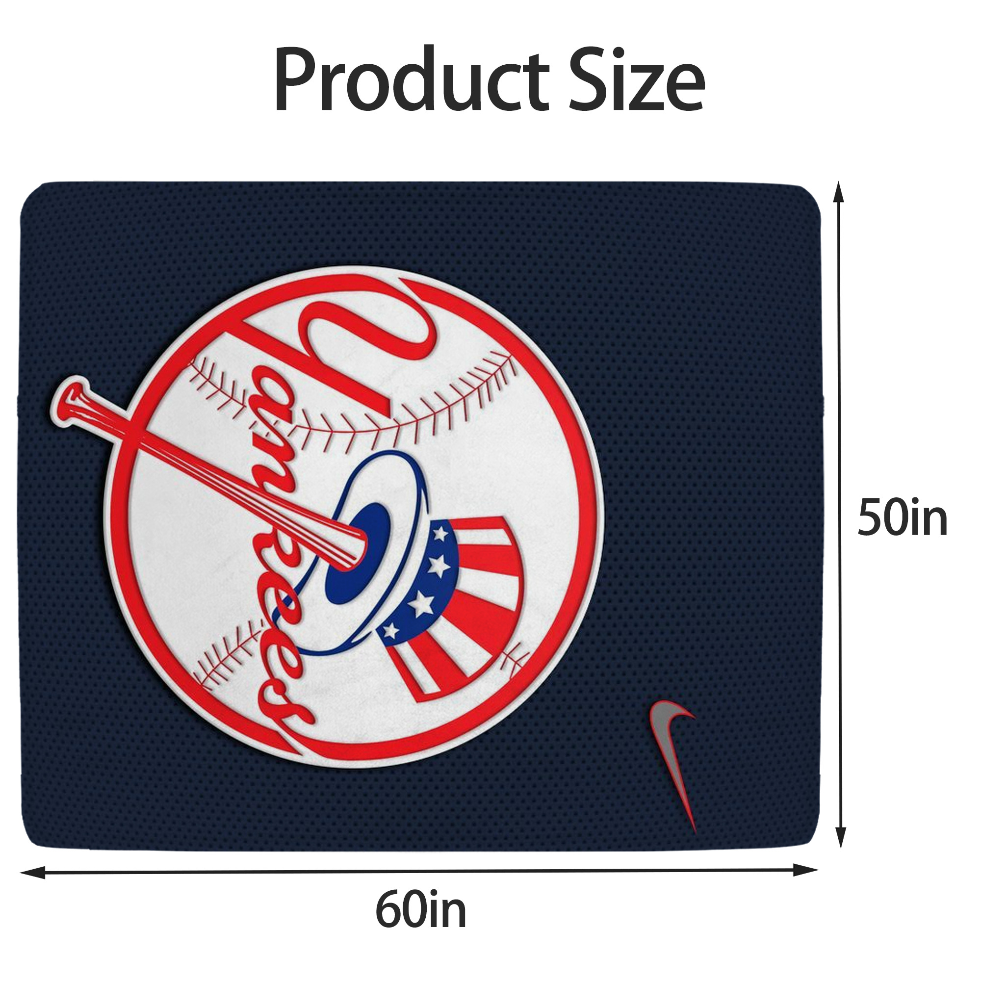 New York Yankees 208 Soft Fleece Throw Blanket 50 X 60 Inch – Super Soft, Lightweight, And Durable – Perfect For Sofa, Bed, Camping, And More – Ideal Gift For Family And Friends