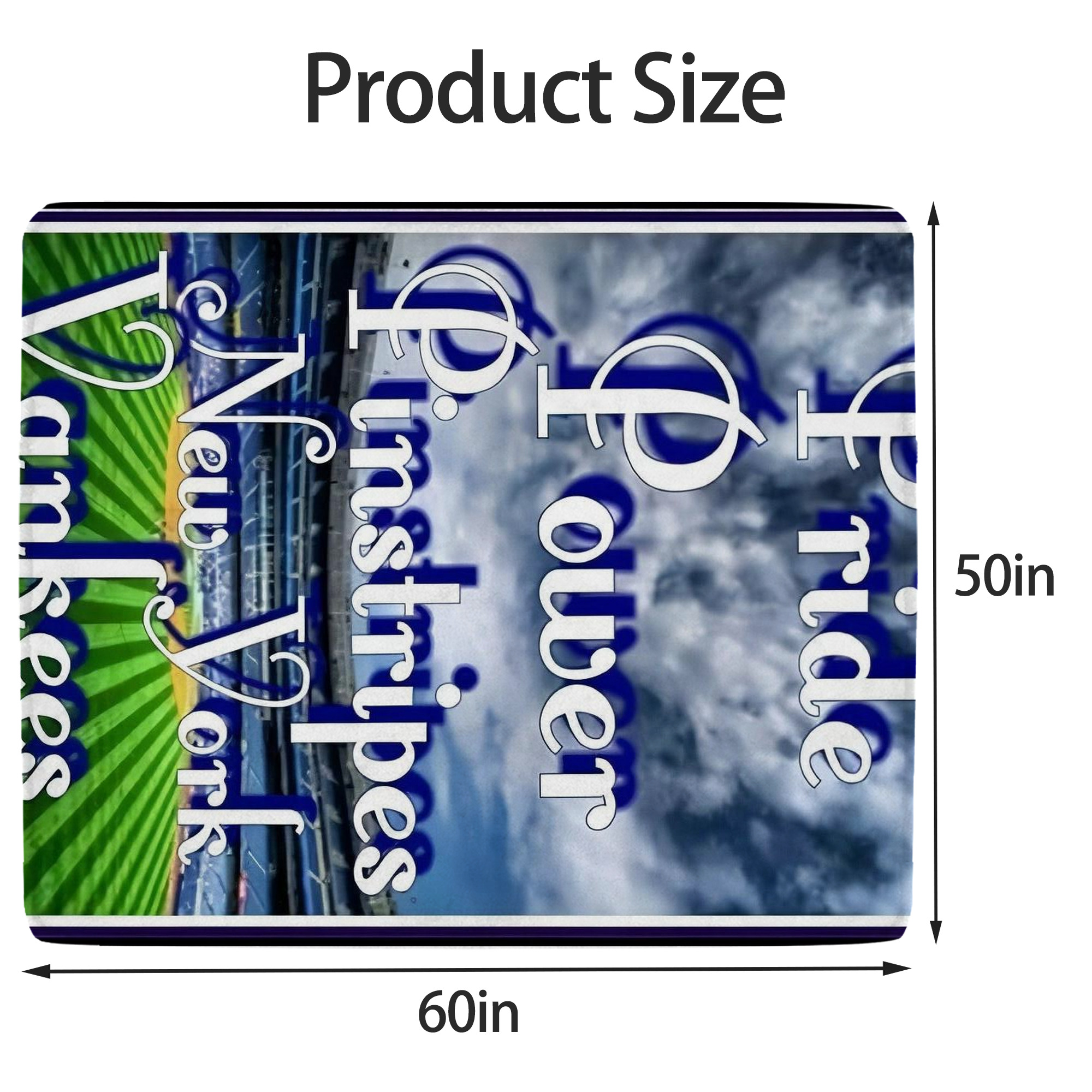 New York Yankees 309 Soft Fleece Throw Blanket 50 X 60 Inch – Super Soft, Lightweight, And Durable – Perfect For Sofa, Bed, Camping, And More – Ideal Gift For Family And Friends