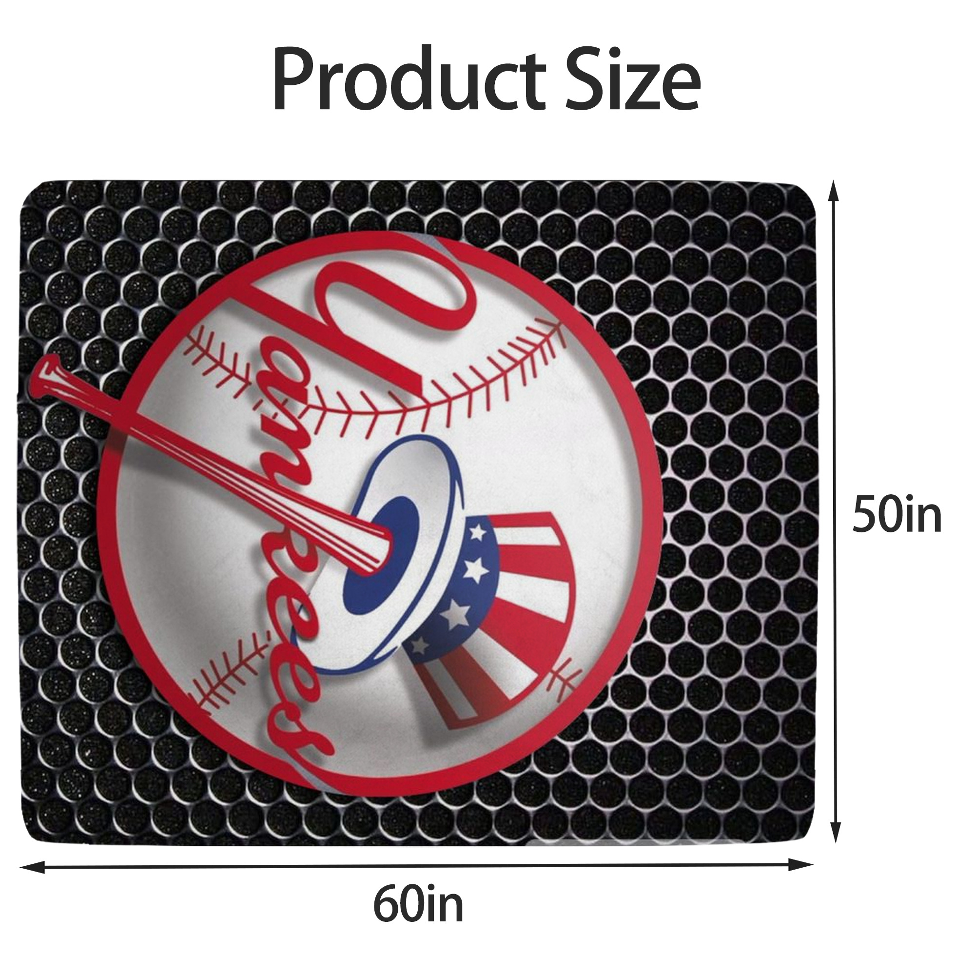 New York Yankees 221 Soft Fleece Throw Blanket 50 X 60 Inch – Super Soft, Lightweight, And Durable – Perfect For Sofa, Bed, Camping, And More – Ideal Gift For Family And Friends