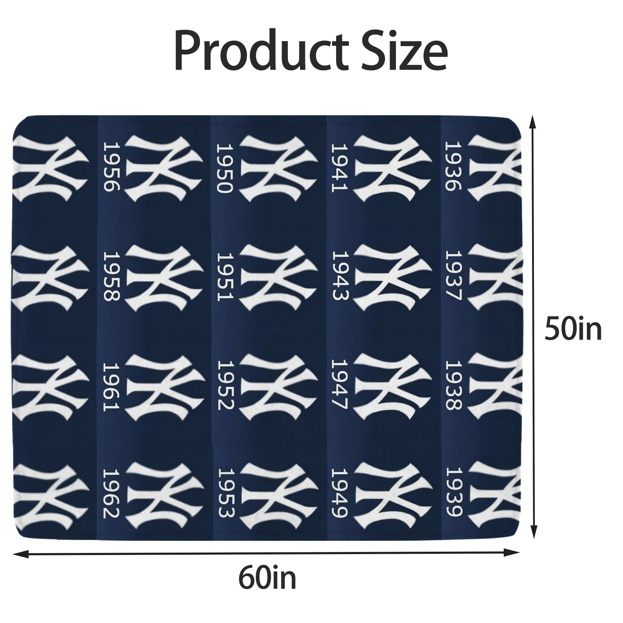 New York Yankees 229 Soft Fleece Throw Blanket 50 X 60 Inch – Super Soft, Lightweight, And Durable – Perfect For Sofa, Bed, Camping, And More – Ideal Gift For Family And Friends
