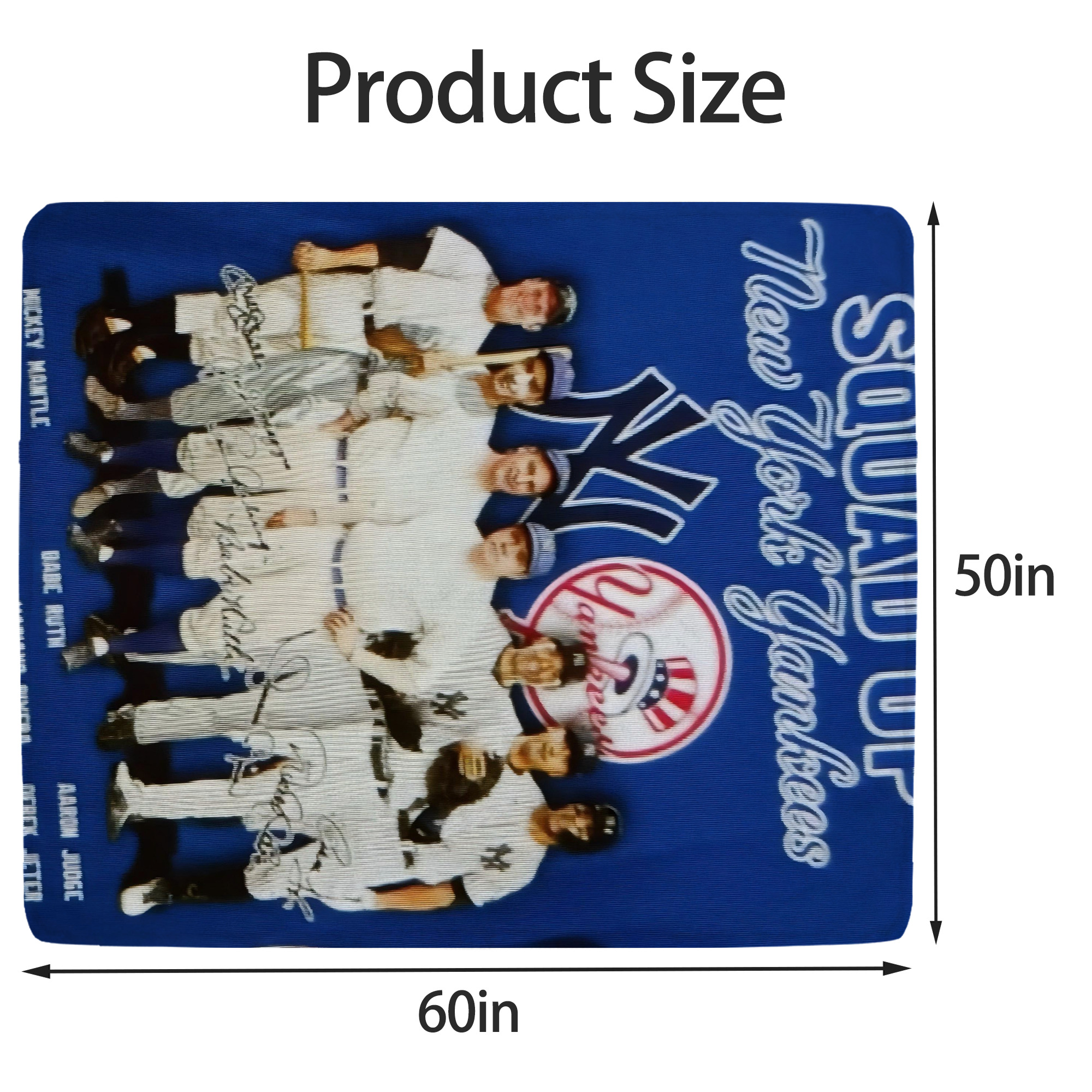 New York Yankees 312 Soft Fleece Throw Blanket 50 X 60 Inch – Super Soft, Lightweight, And Durable – Perfect For Sofa, Bed, Camping, And More – Ideal Gift For Family And Friends