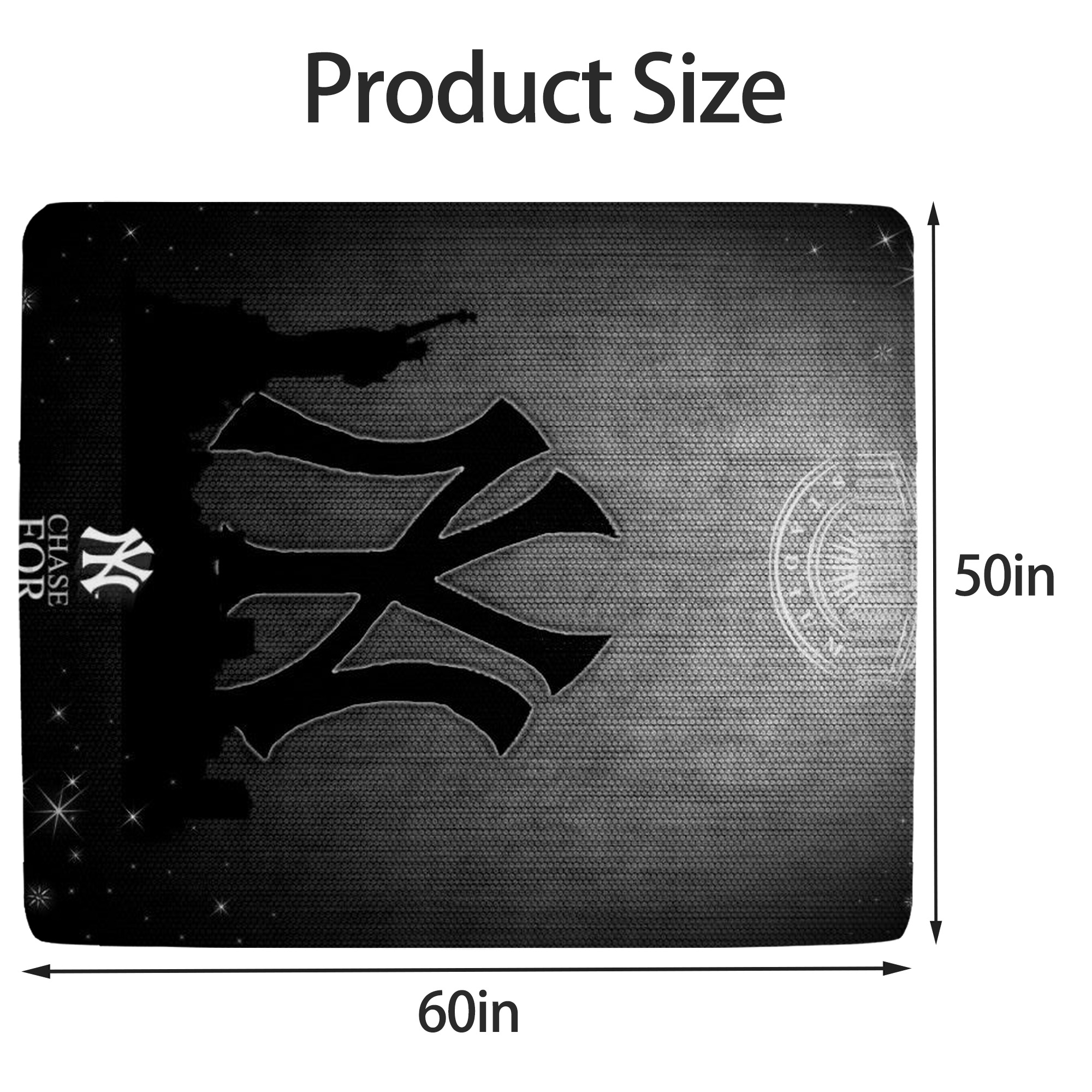 New York Yankees 313 Soft Fleece Throw Blanket 50 X 60 Inch – Super Soft, Lightweight, And Durable – Perfect For Sofa, Bed, Camping, And More – Ideal Gift For Family And Friends