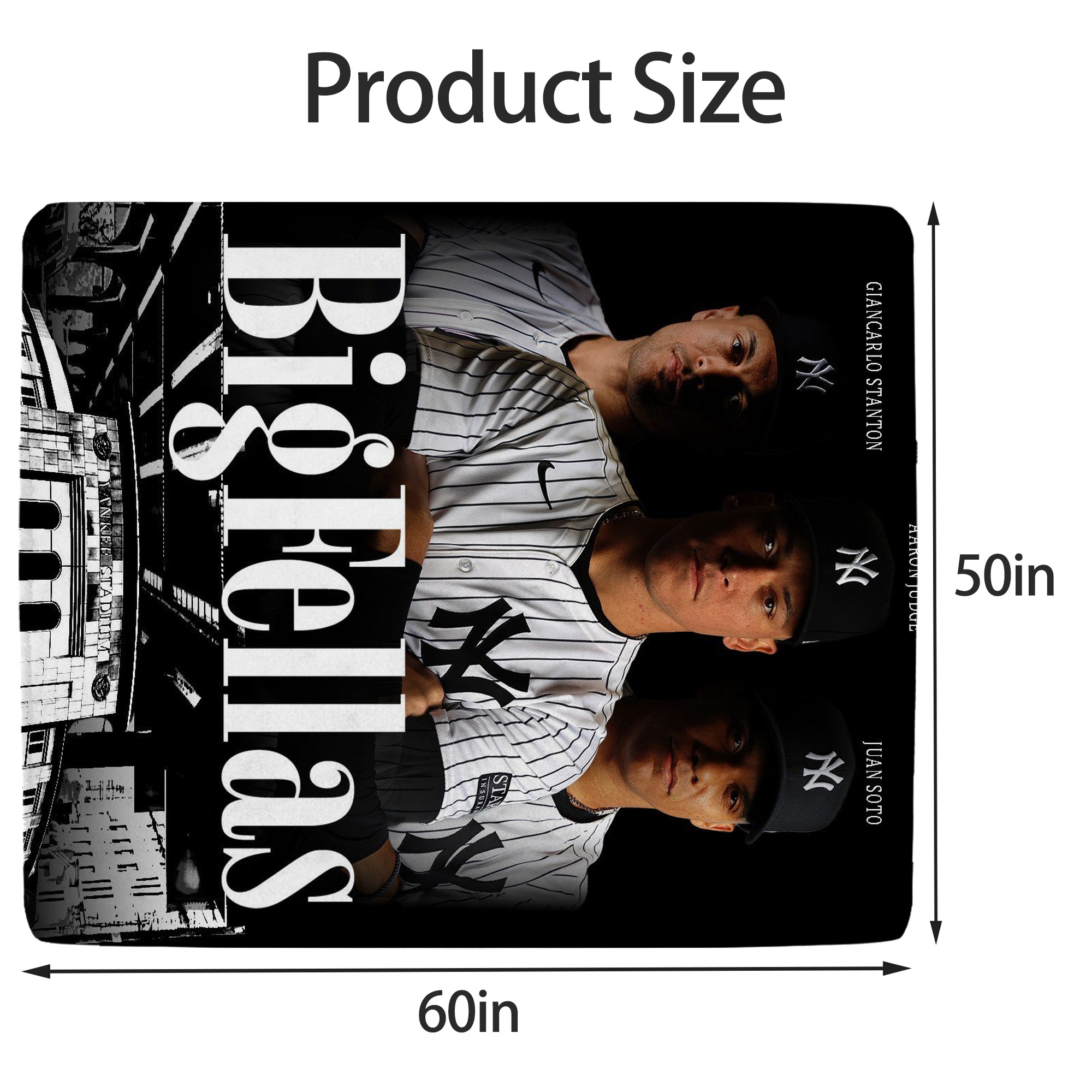 New York Yankees 341 Soft Fleece Throw Blanket 50 X 60 Inch – Super Soft, Lightweight, And Durable – Perfect For Sofa, Bed, Camping, And More – Ideal Gift For Family And Friends