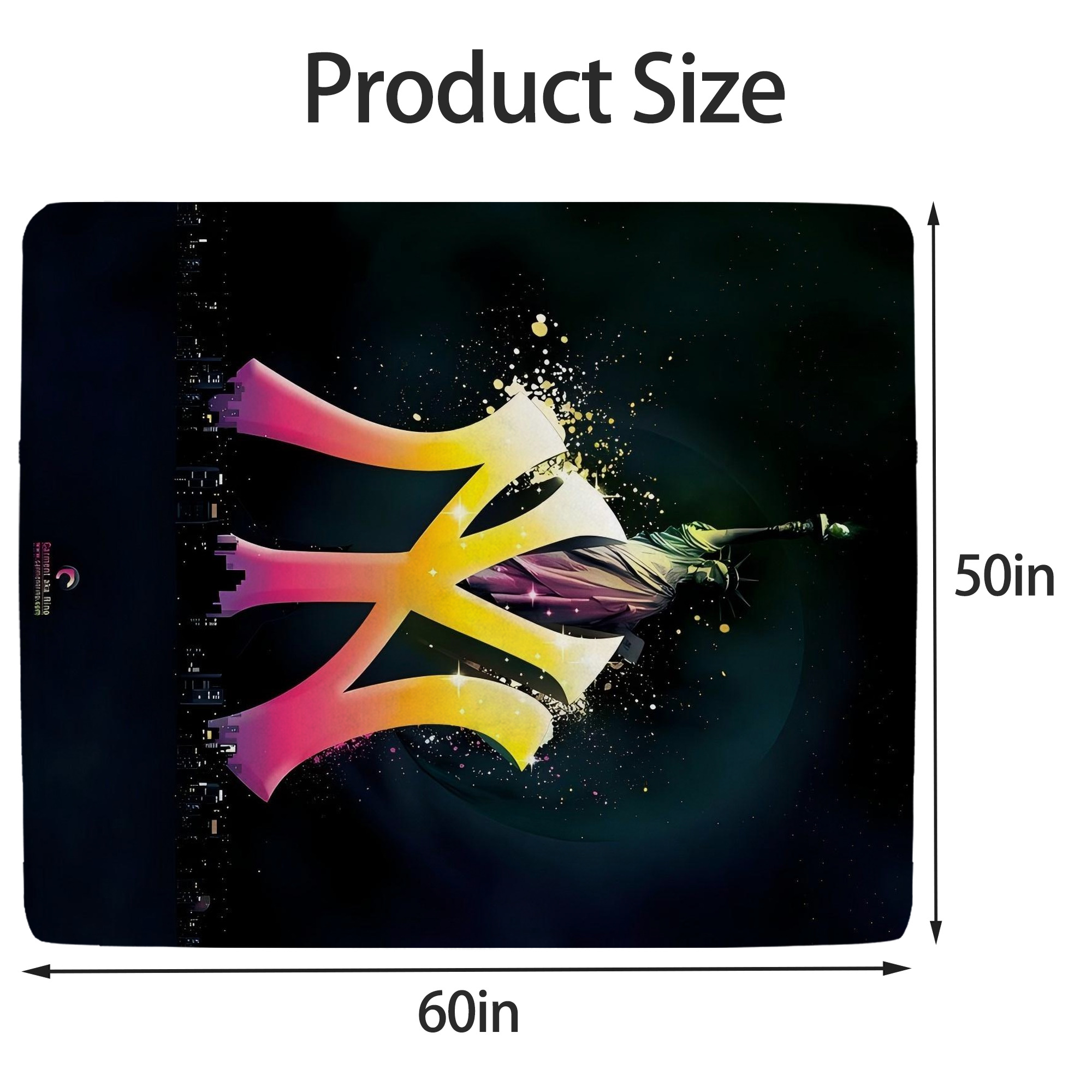 New York Yankees 335 Soft Fleece Throw Blanket 50 X 60 Inch – Super Soft, Lightweight, And Durable – Perfect For Sofa, Bed, Camping, And More – Ideal Gift For Family And Friends